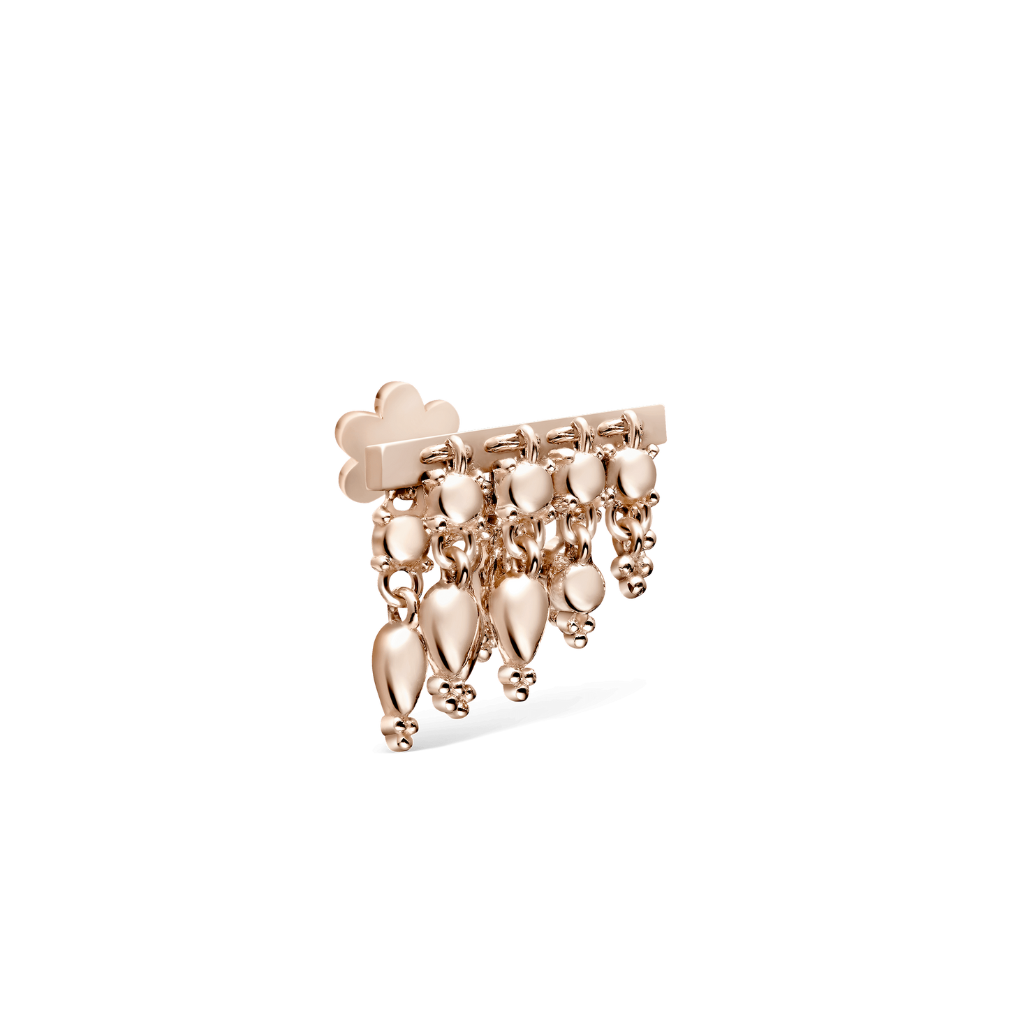 Tassel Bar Threaded Stud Earring