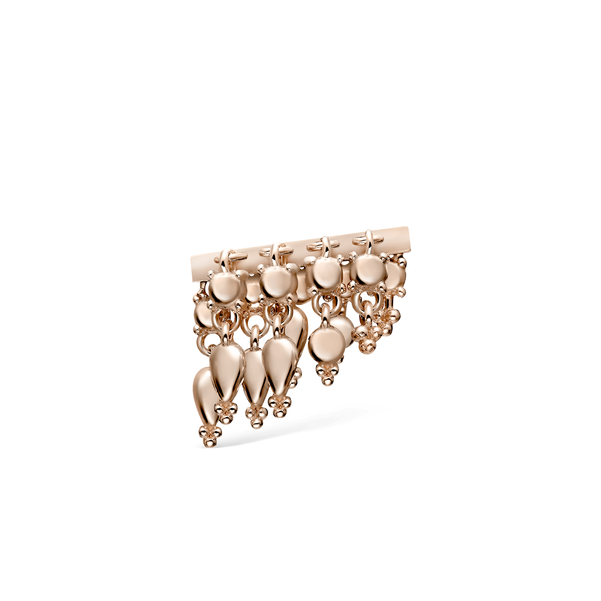 Tassel Bar Threaded Stud Earring