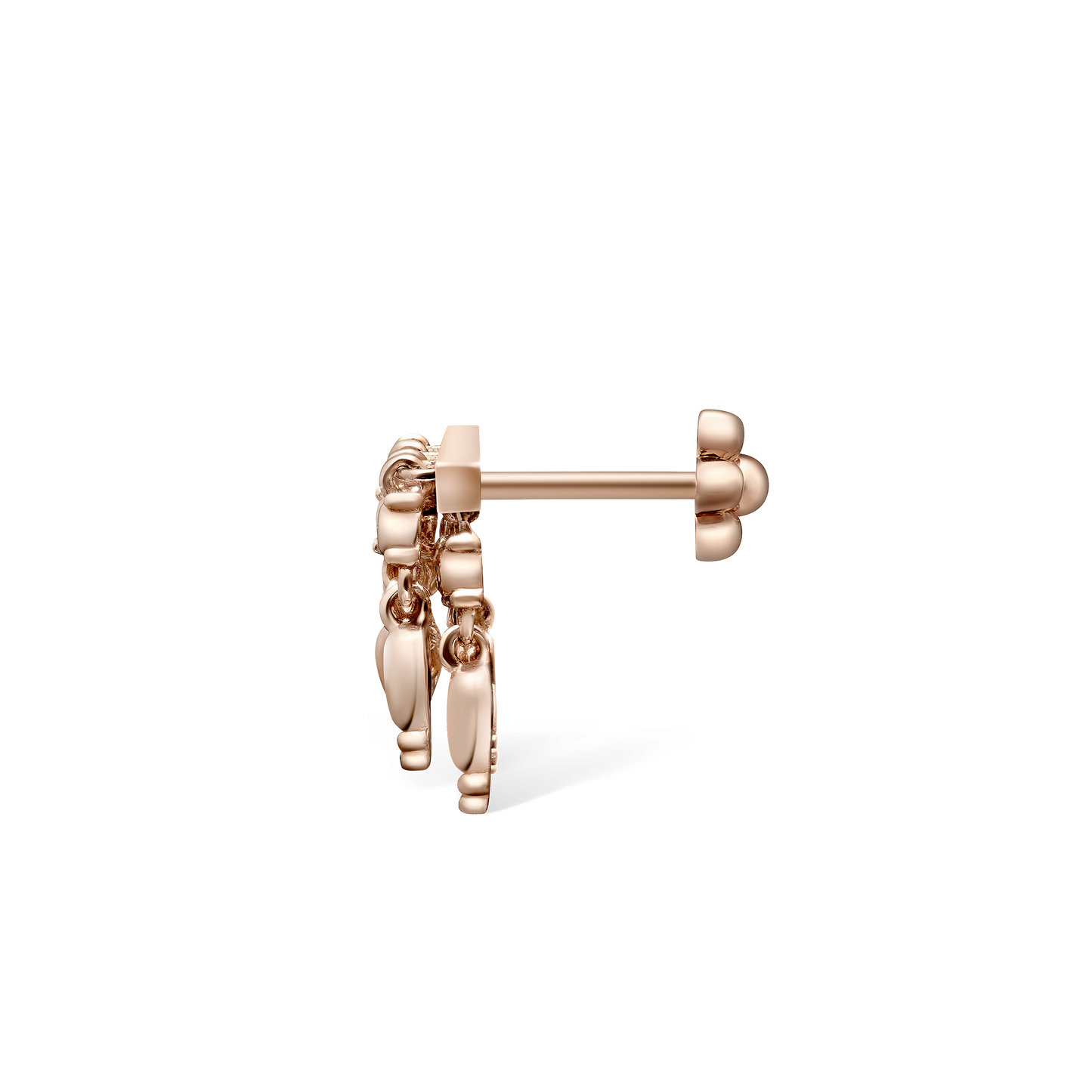 Tassel Bar Threaded Stud Earring