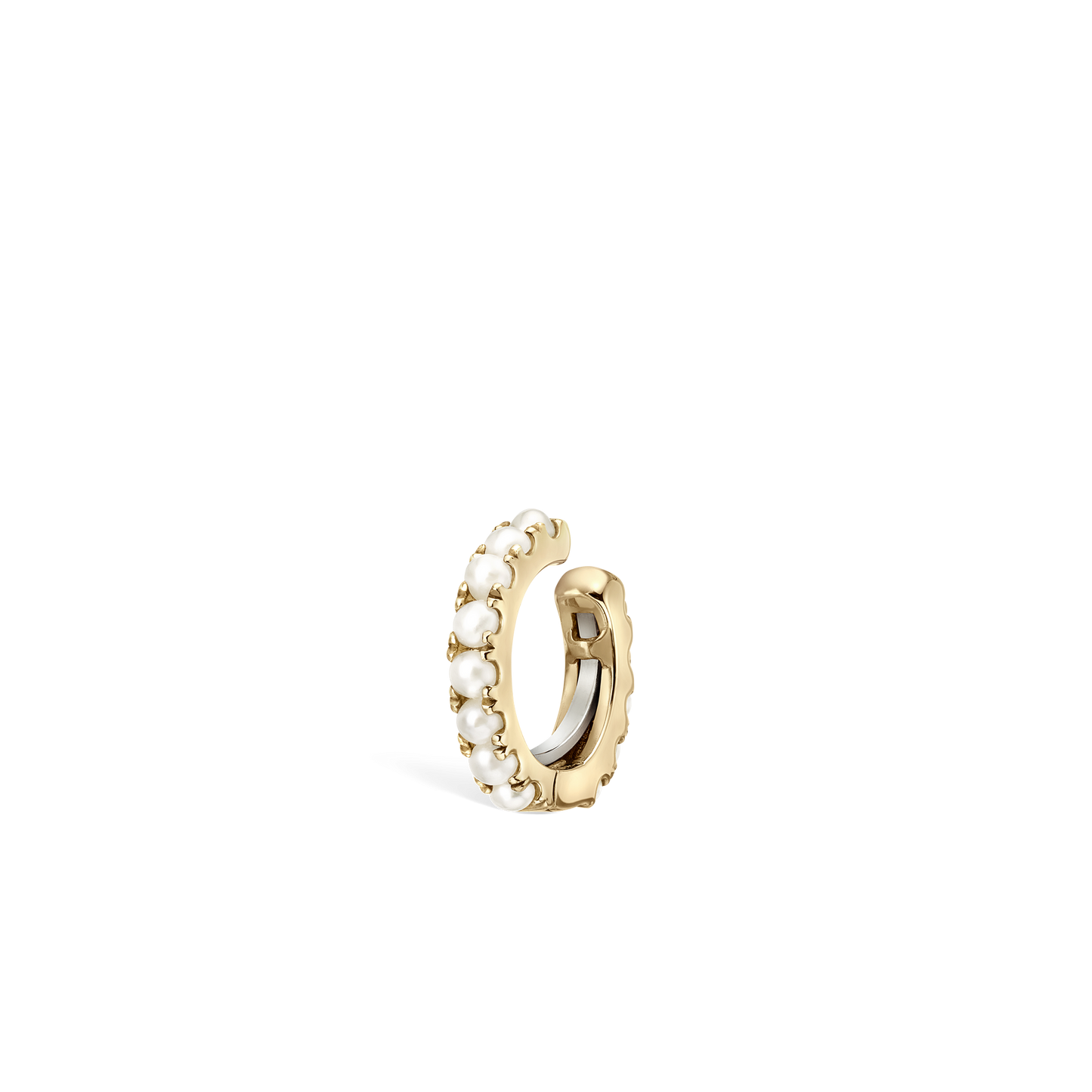 Pearl Eternity Tash Cuff Earring