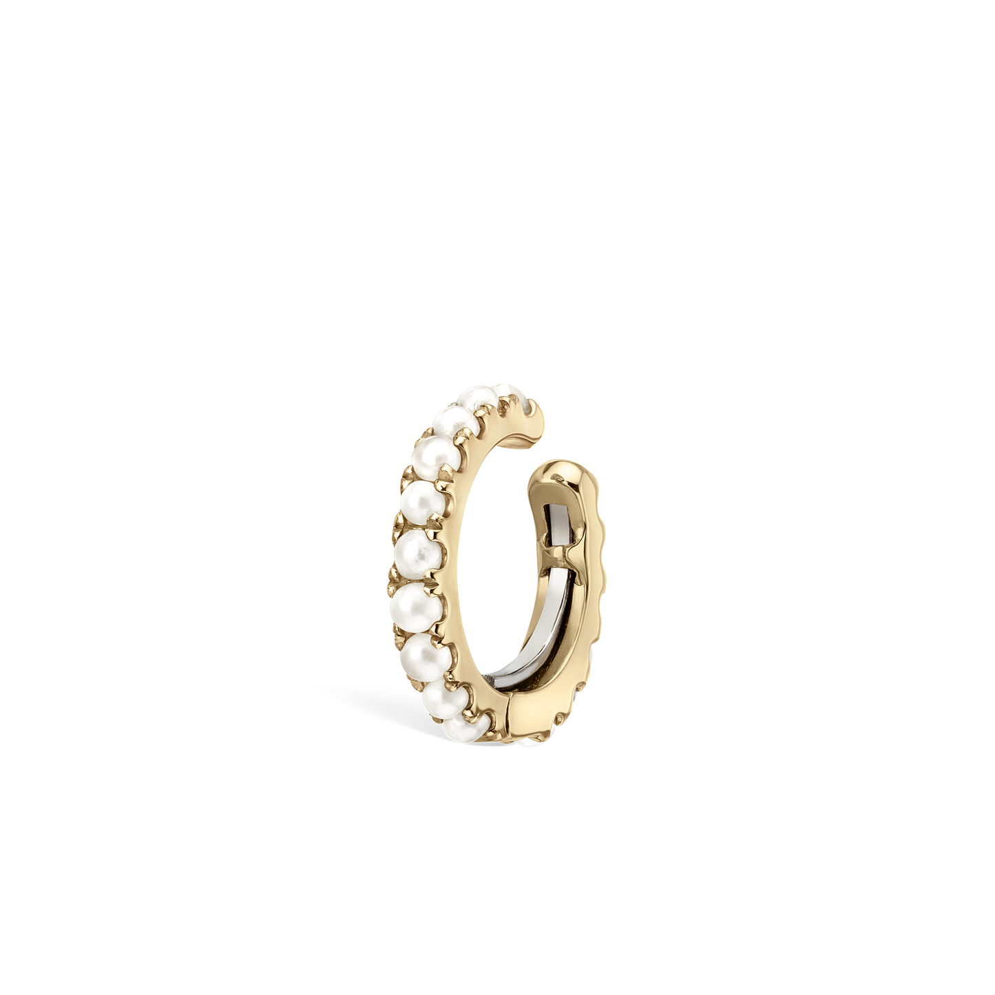 Pearl Eternity Tash Cuff Earring