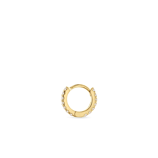 Diamond Eternity Hoop Earring