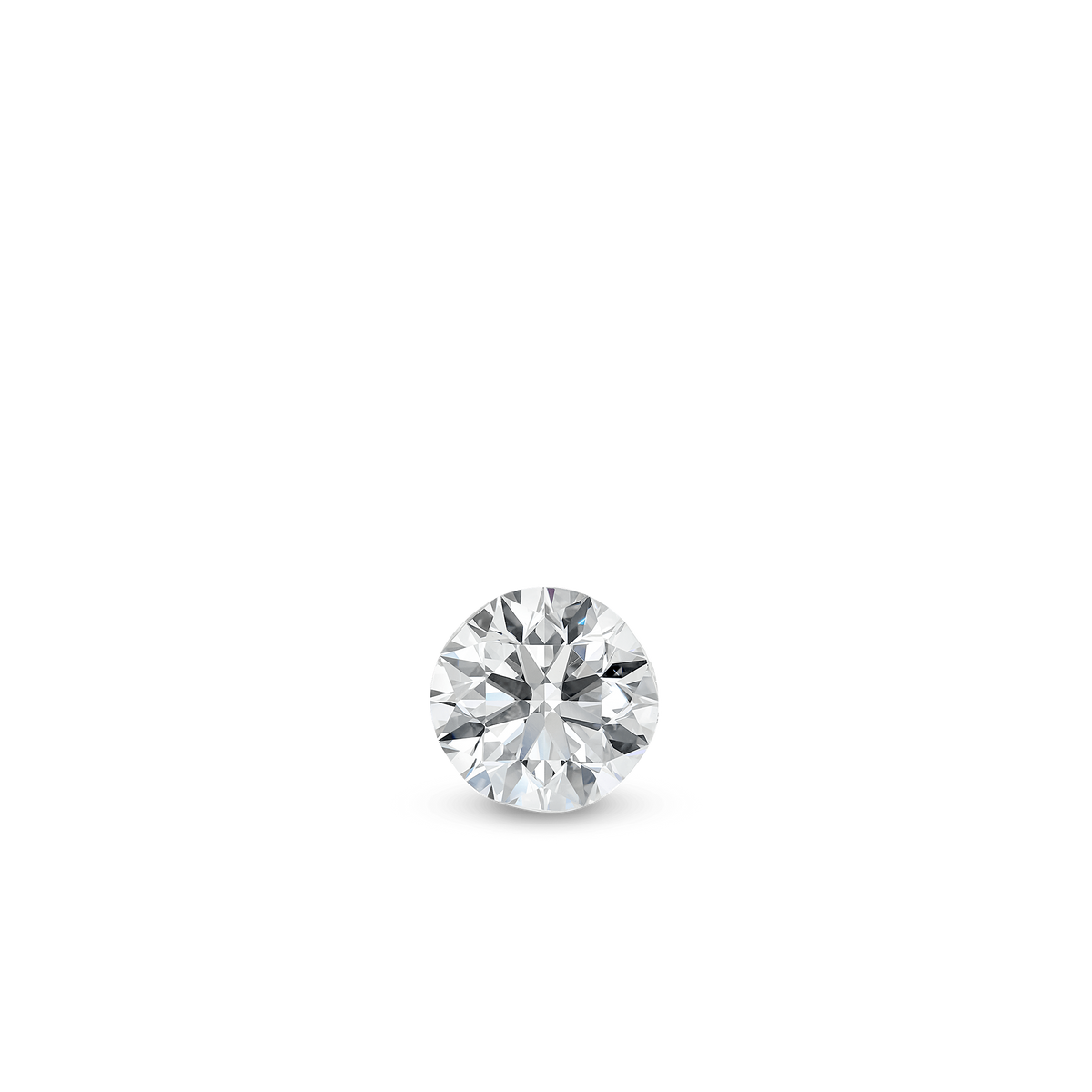 Invisible Set Diamond Threaded Stud Earring