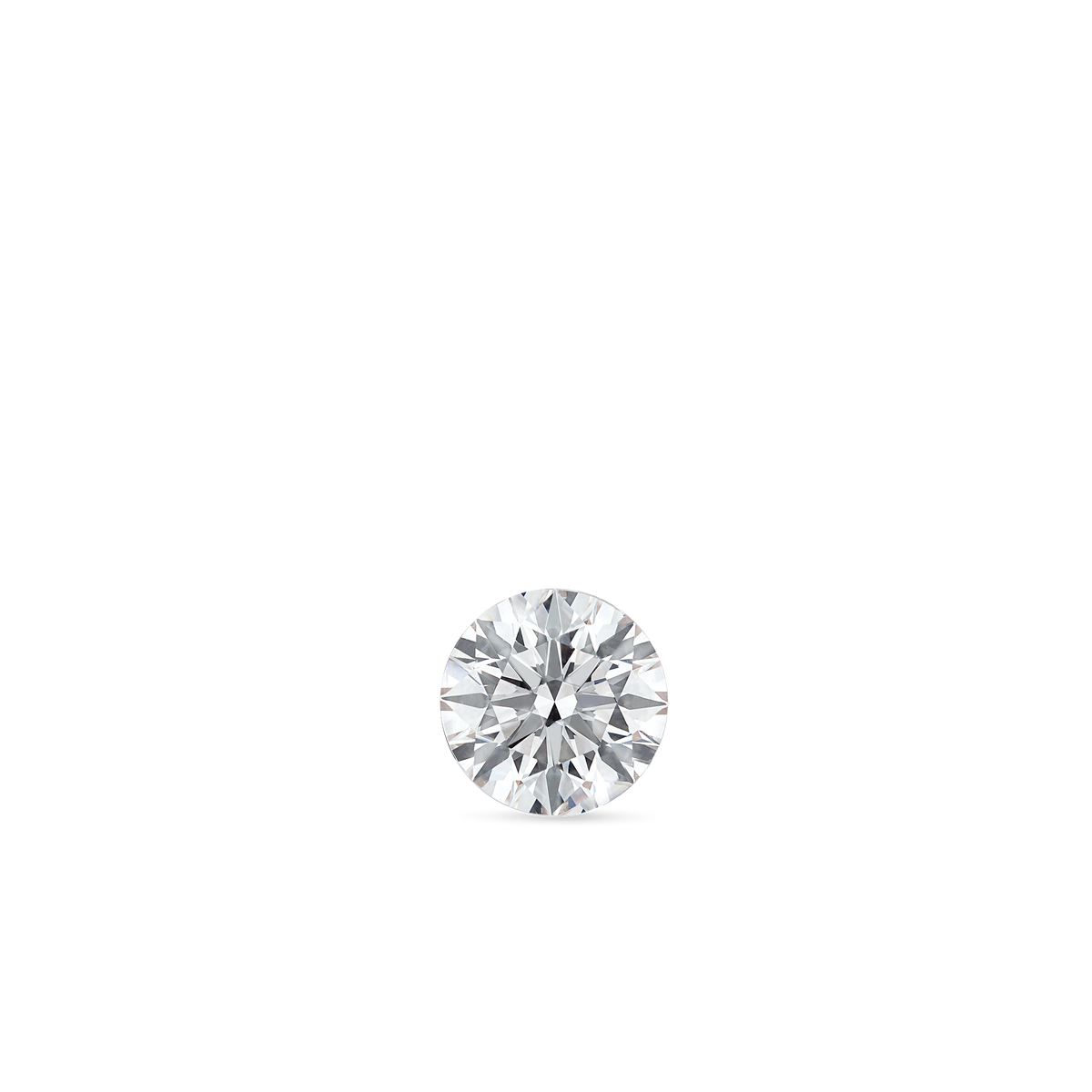 Invisible Set Diamond Threaded Stud Earring