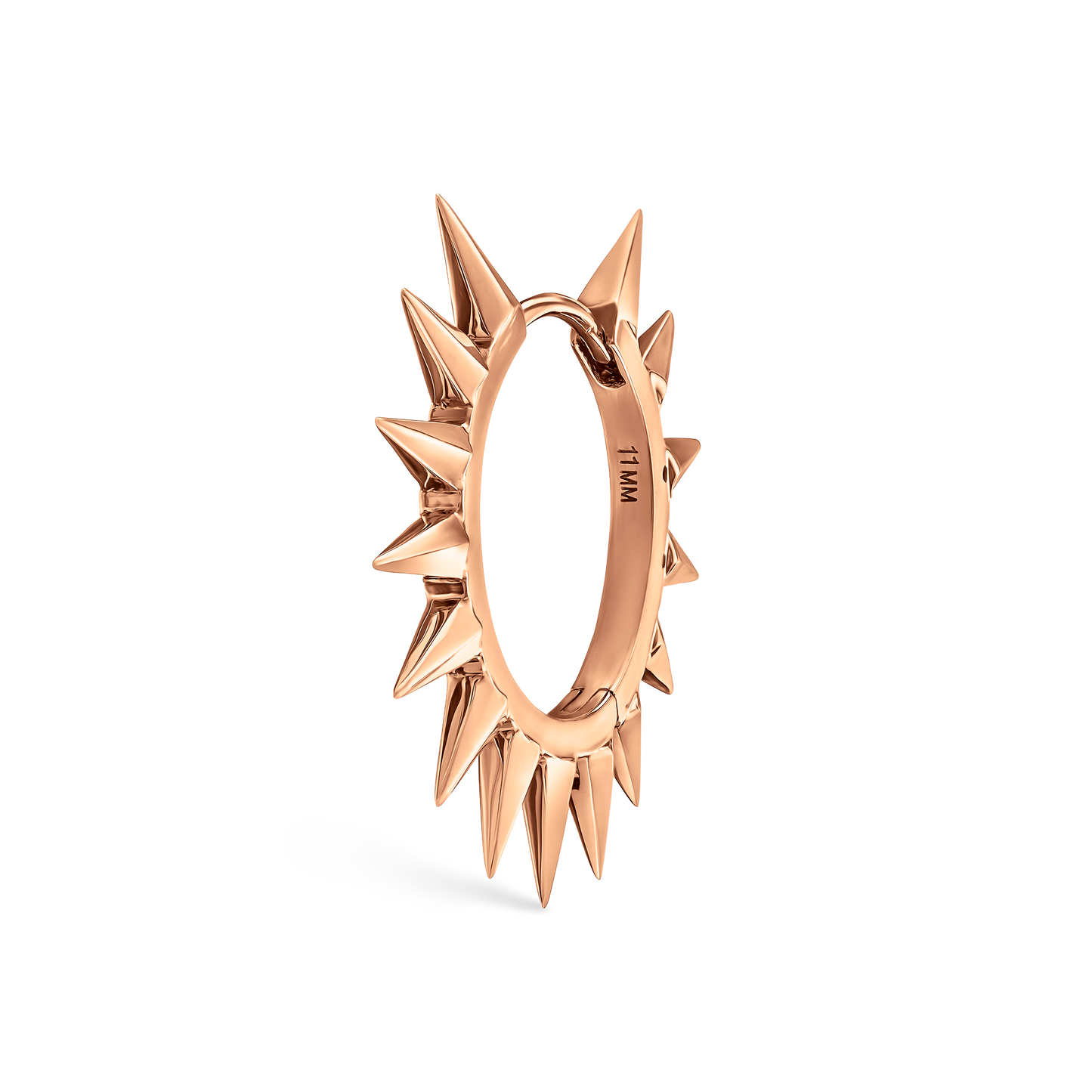 Metal Mohawk Hoop Earring