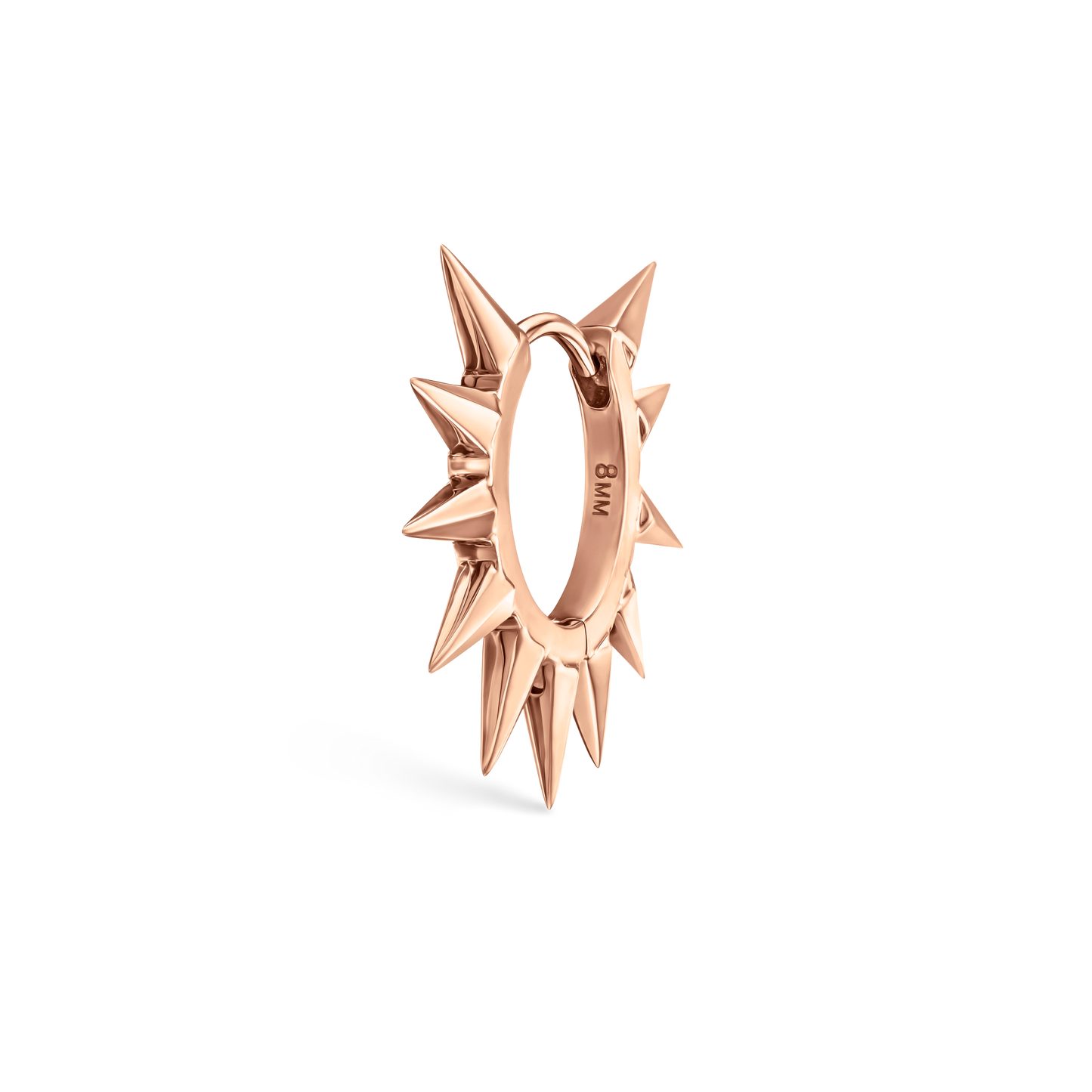 Metal Mohawk Hoop Earring