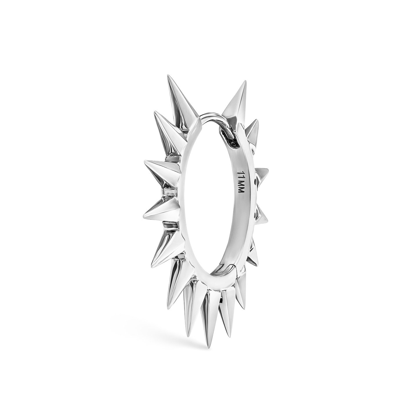Metal Mohawk Hoop Earring