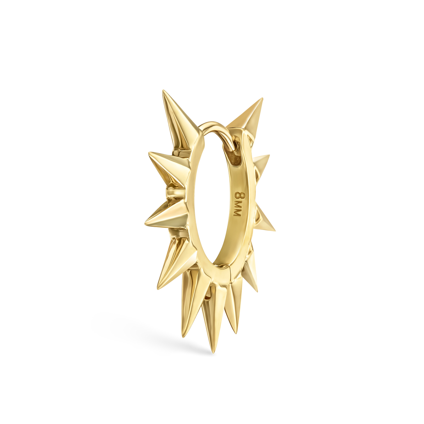 Metal Mohawk Hoop Earring