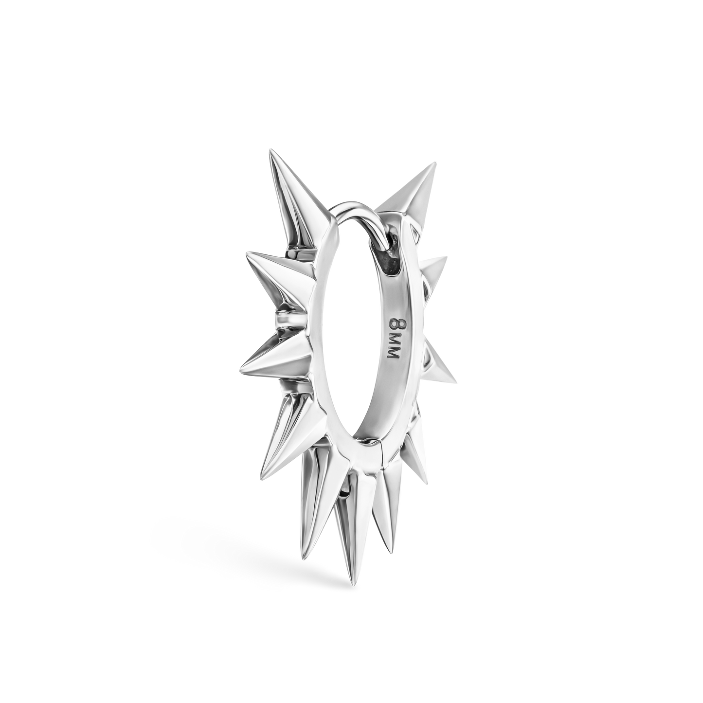 Metal Mohawk Hoop Earring
