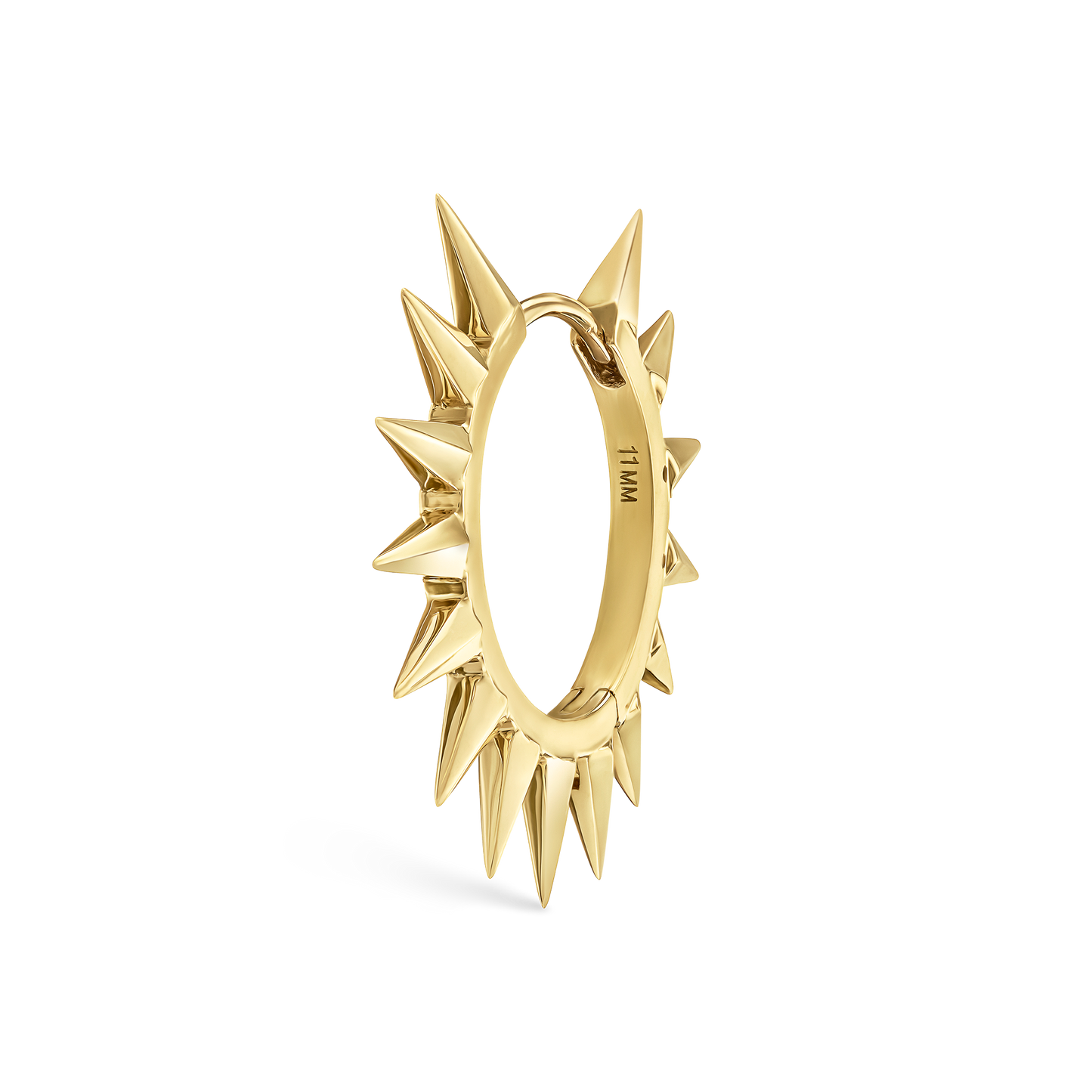 Metal Mohawk Hoop Earring