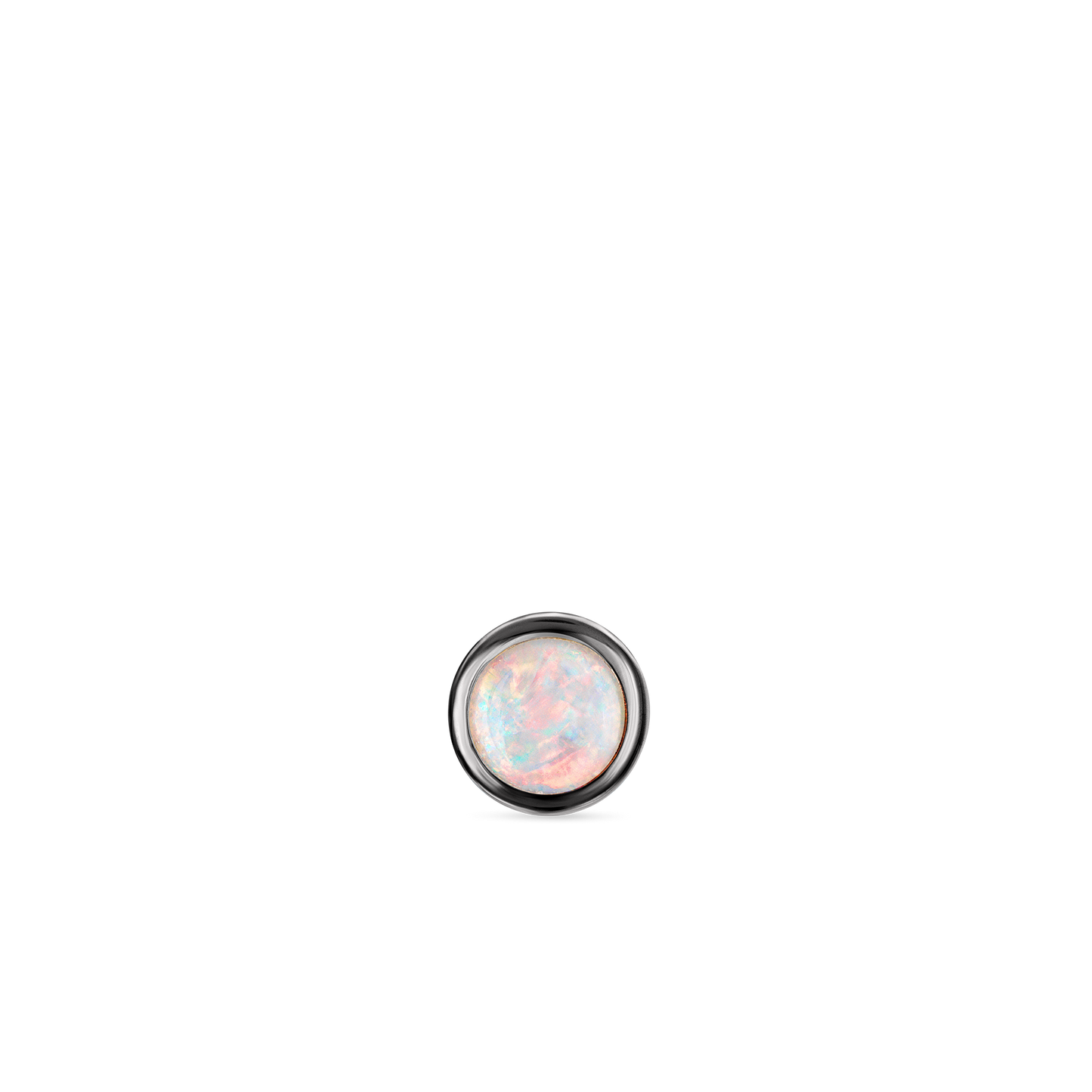 Opal Threaded Stud Earring
