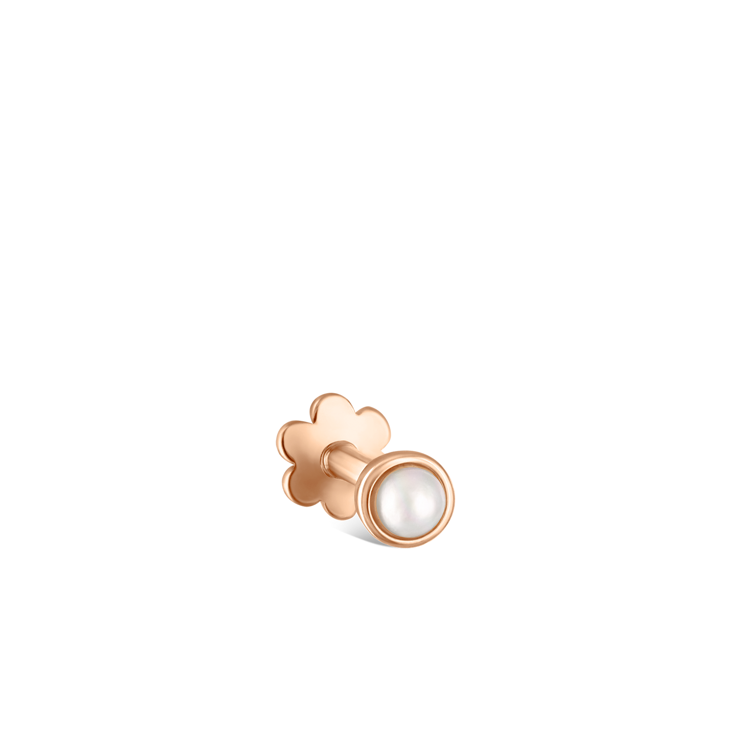 Natural Pearl Threaded Stud Earring