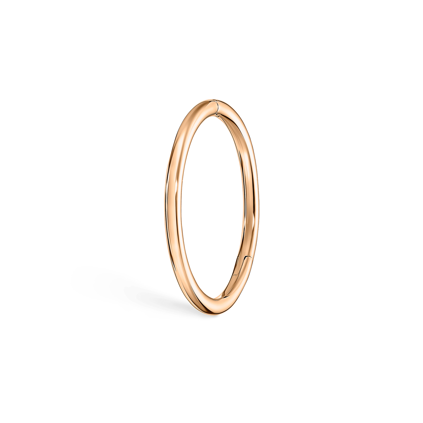 Plain Gold Hoop Earring