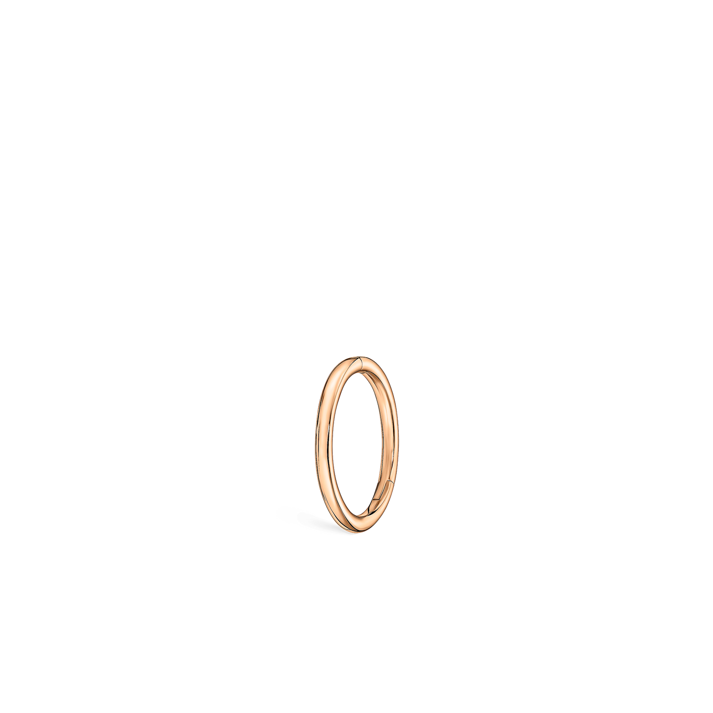 Plain Gold Hoop Earring