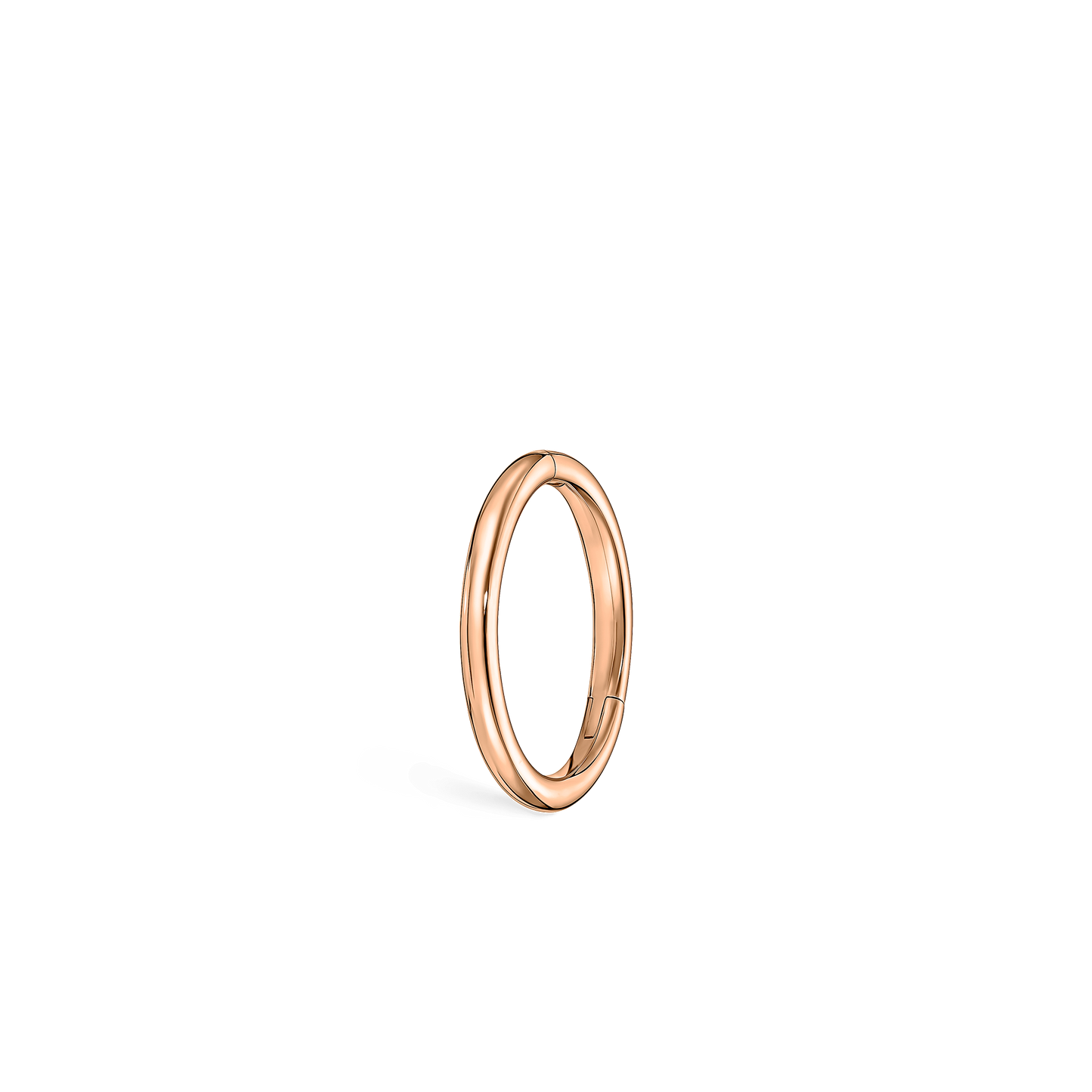 Plain Gold Hoop Earring