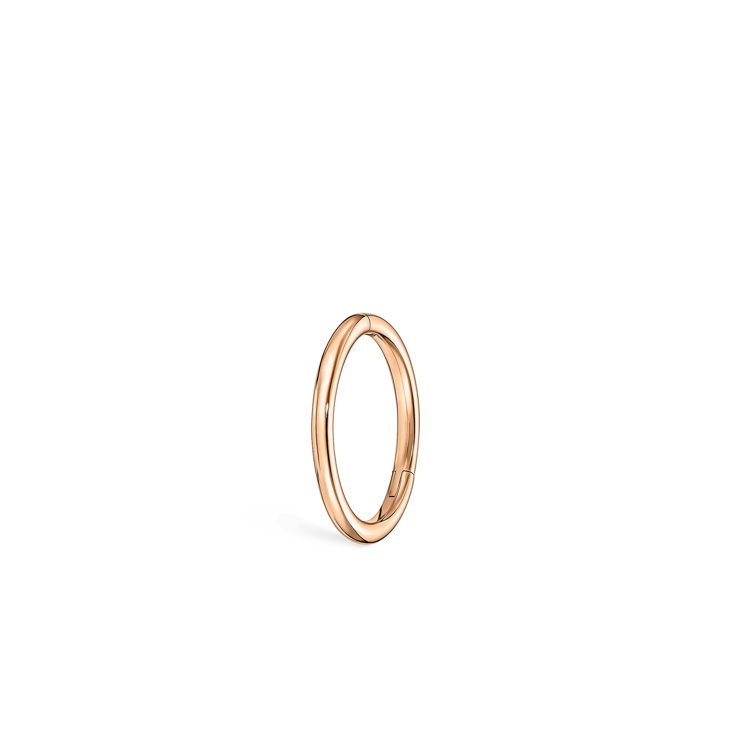 Plain Gold Hoop Earring