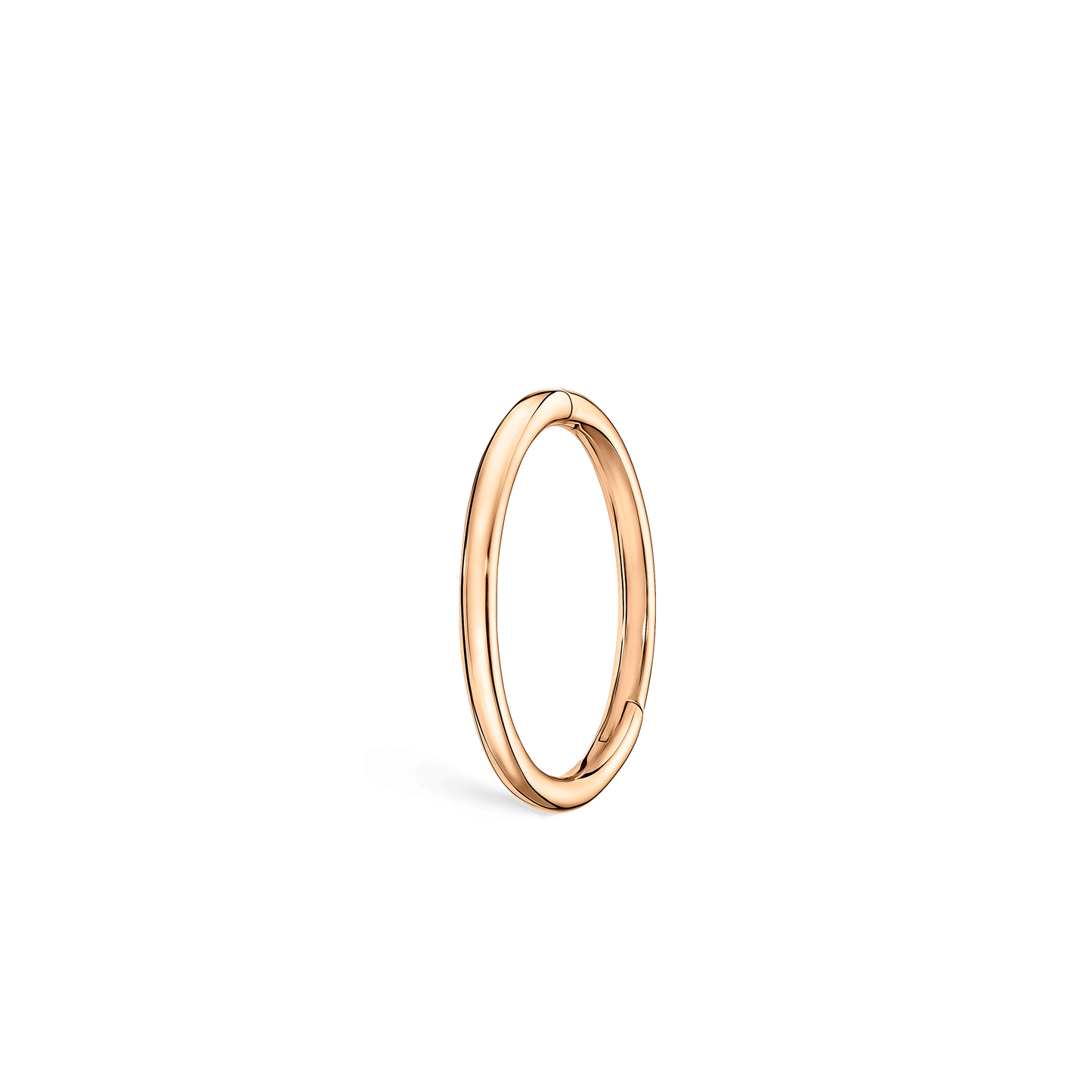 Plain Gold Hoop Earring