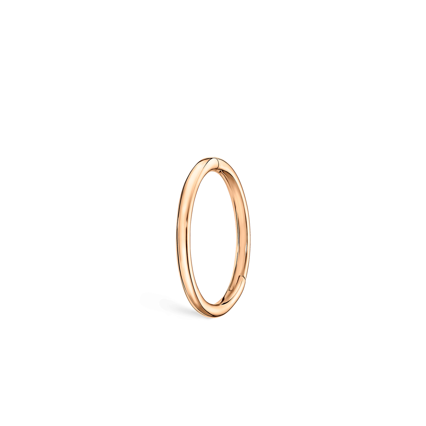 Plain Gold Hoop Earring