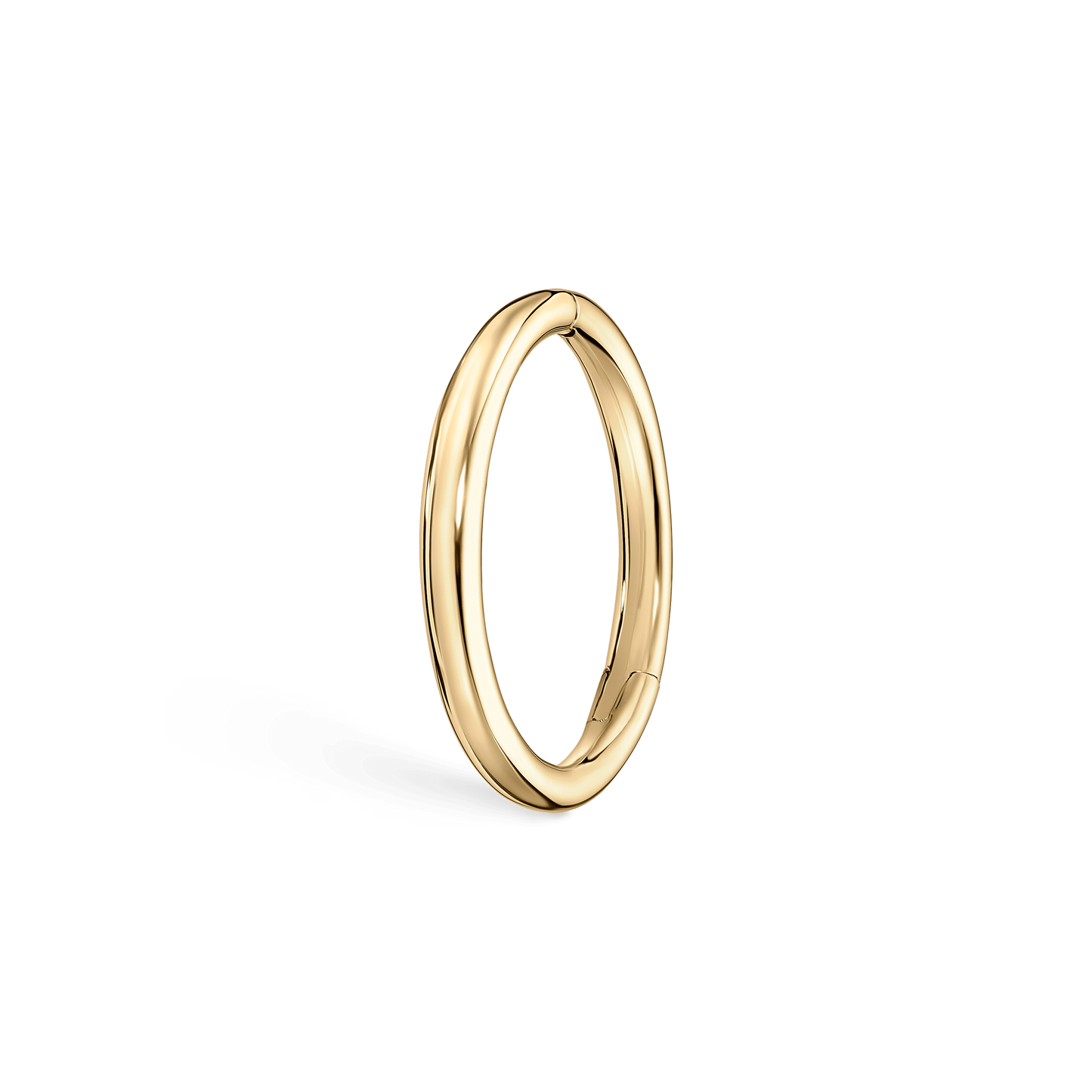 Plain Gold Hoop Earring