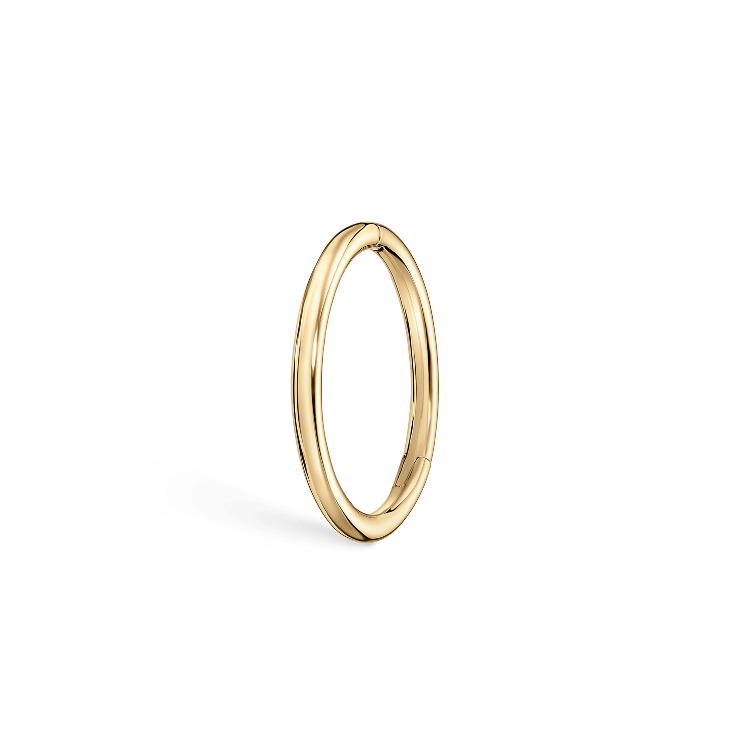 Plain Gold Hoop Earring