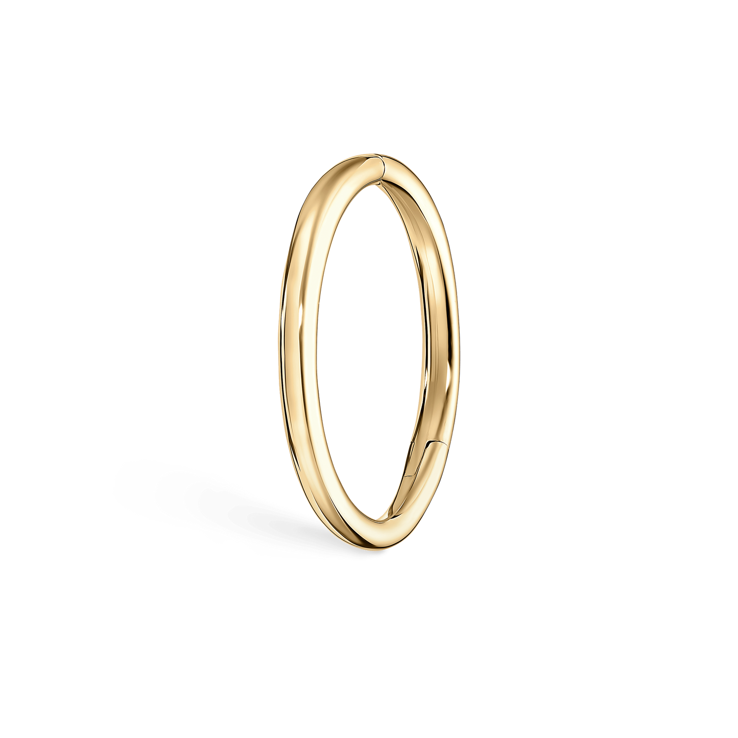 Plain Gold Hoop Earring