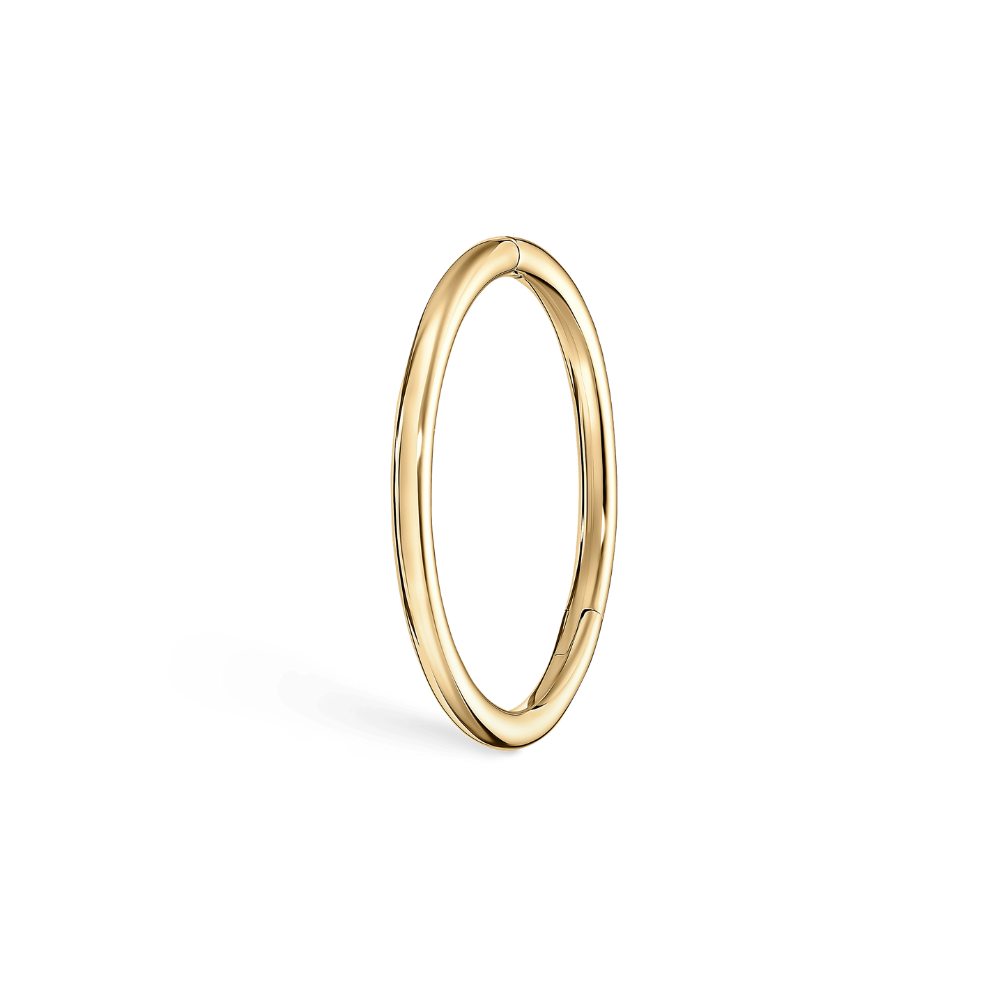 Plain Gold Hoop Earring