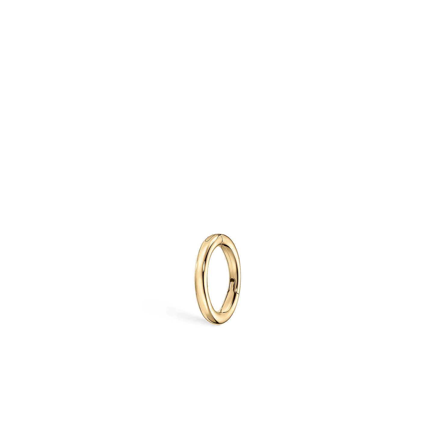 Plain Gold Hoop Earring