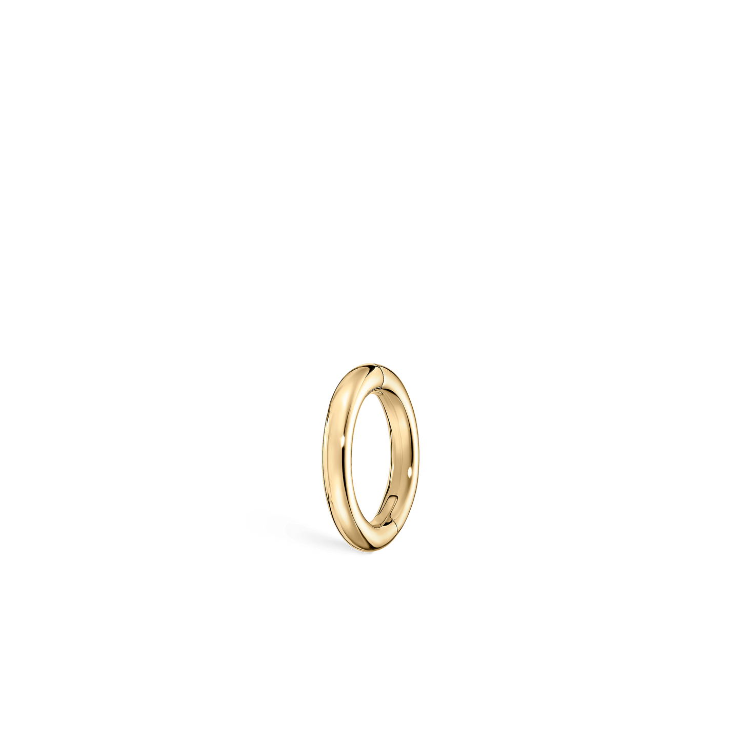 Plain Gold Hoop Earring