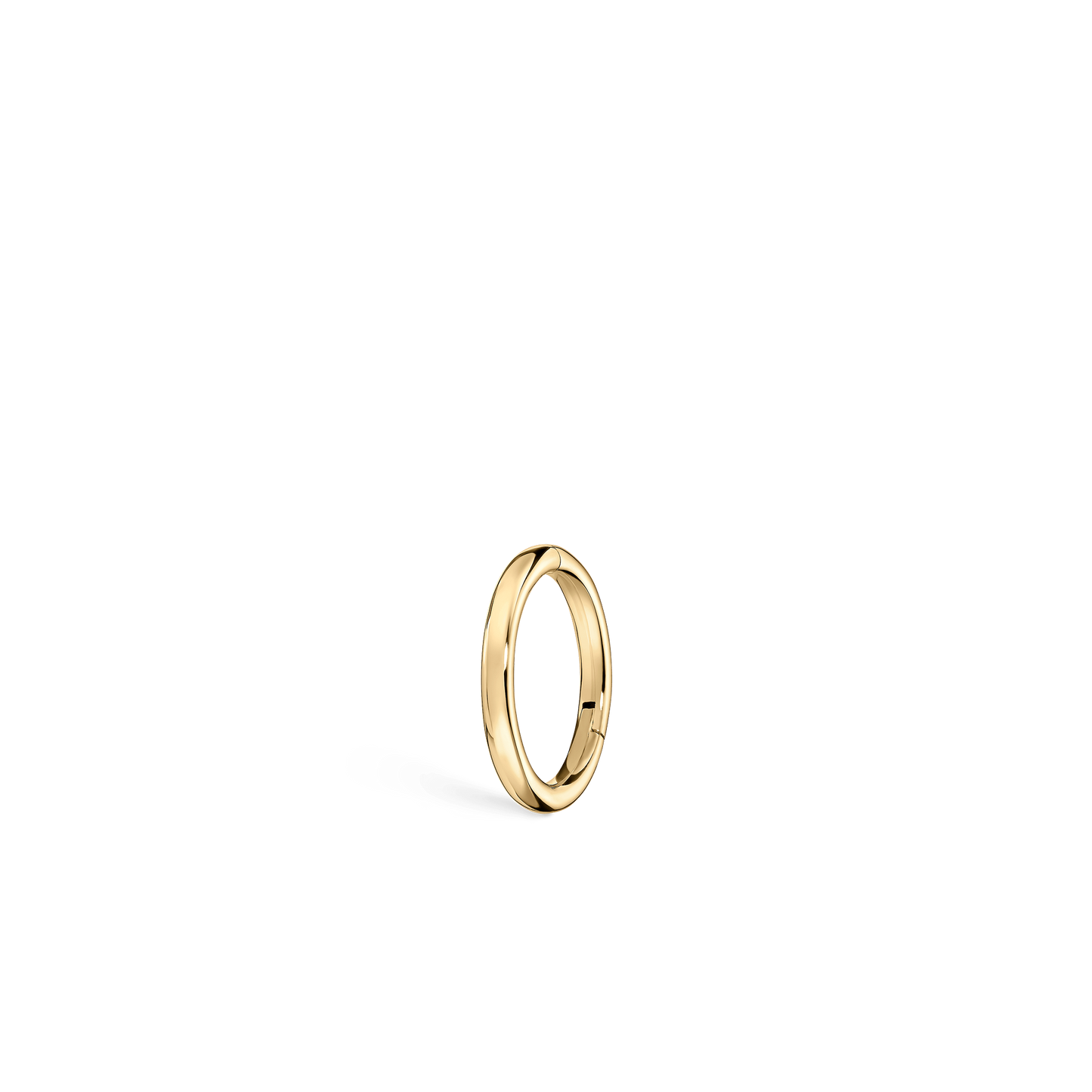 Plain Gold Hoop Earring