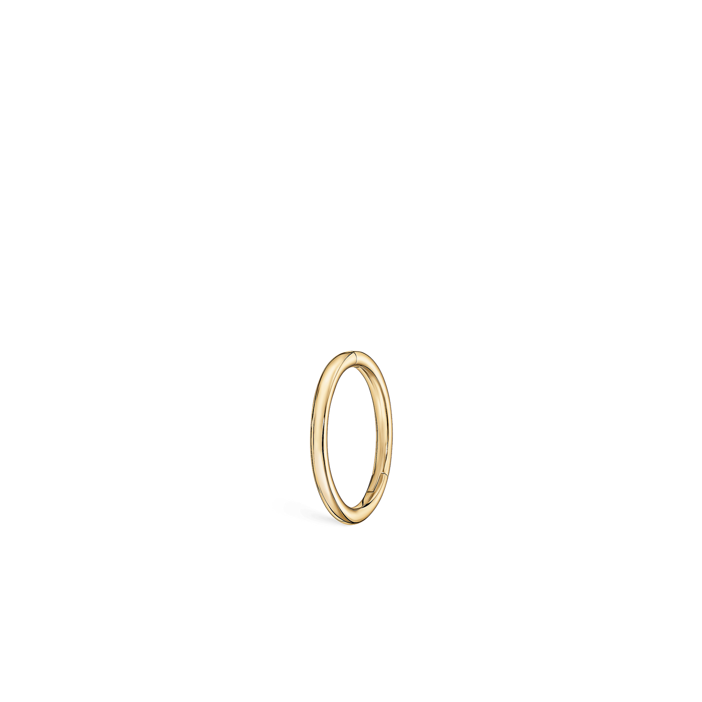 Plain Gold Hoop Earring