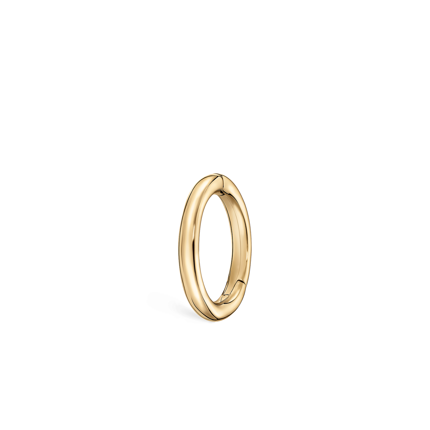 Plain Gold Hoop Earring