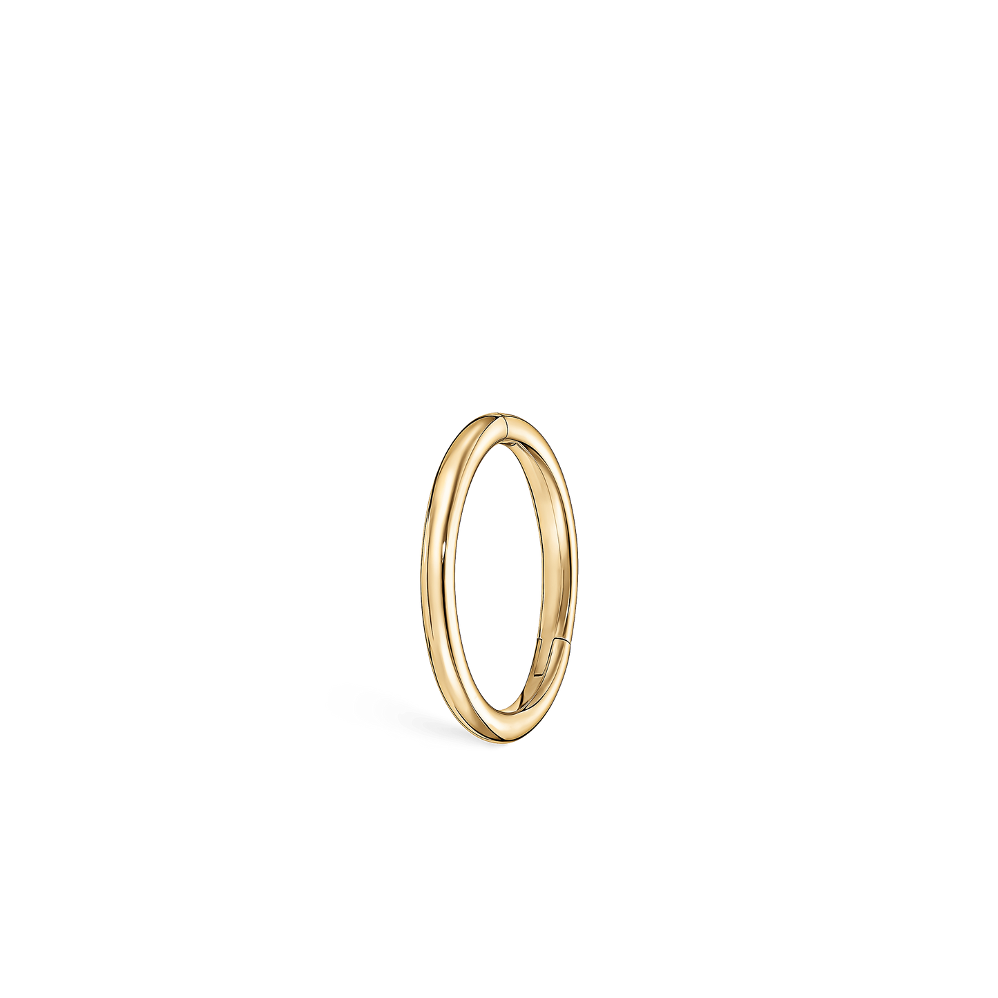 Plain Gold Hoop Earring
