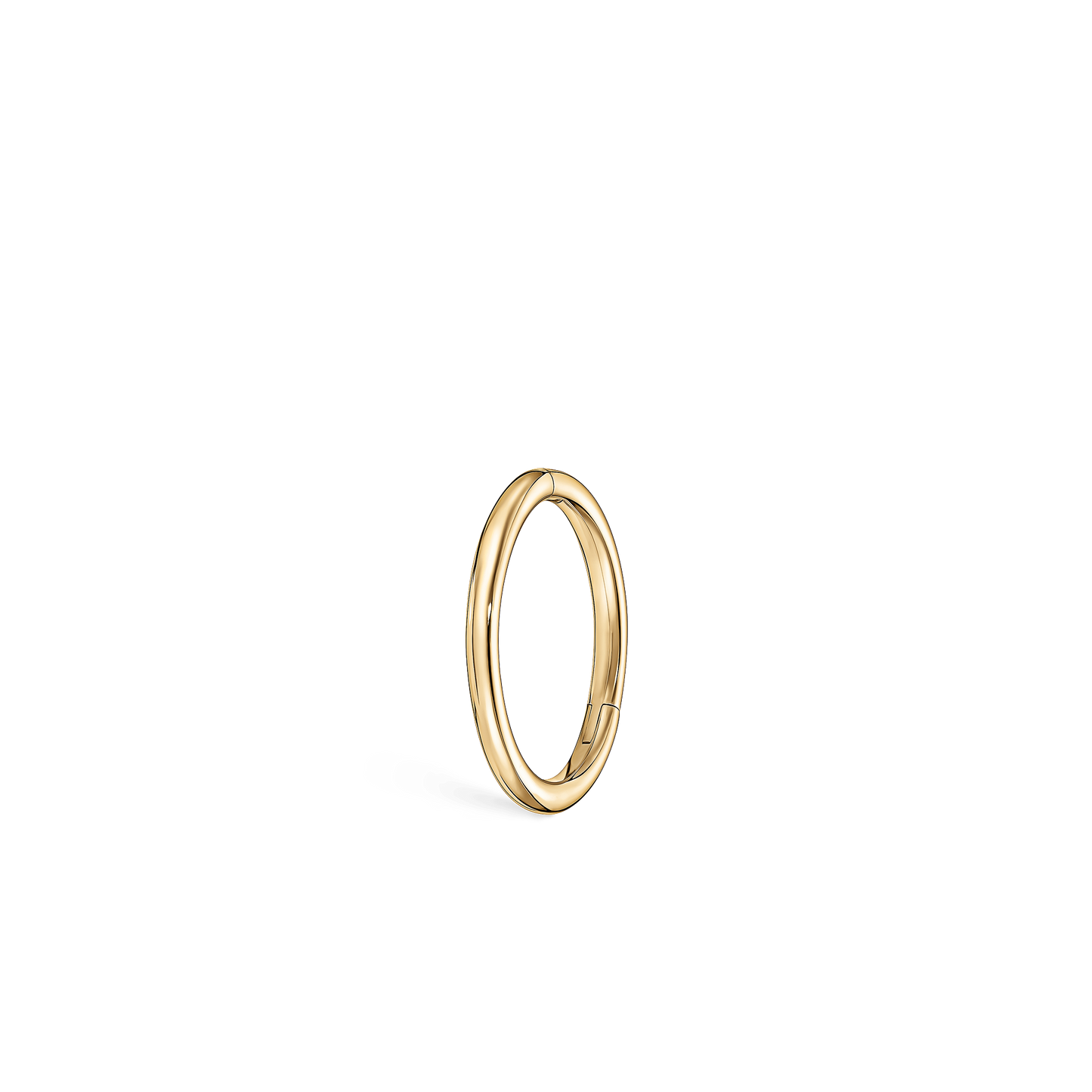Plain Gold Hoop Earring