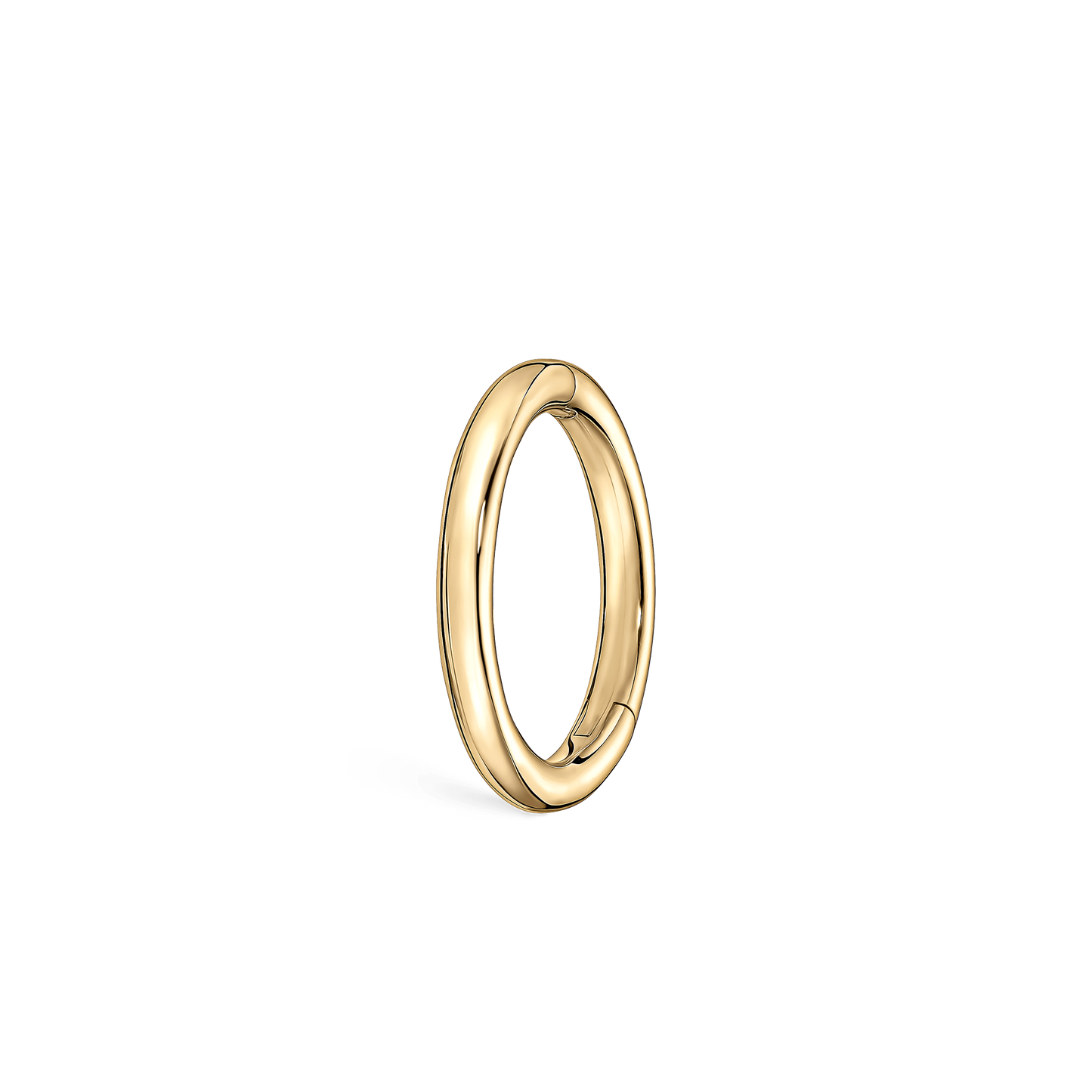 Plain Gold Hoop Earring
