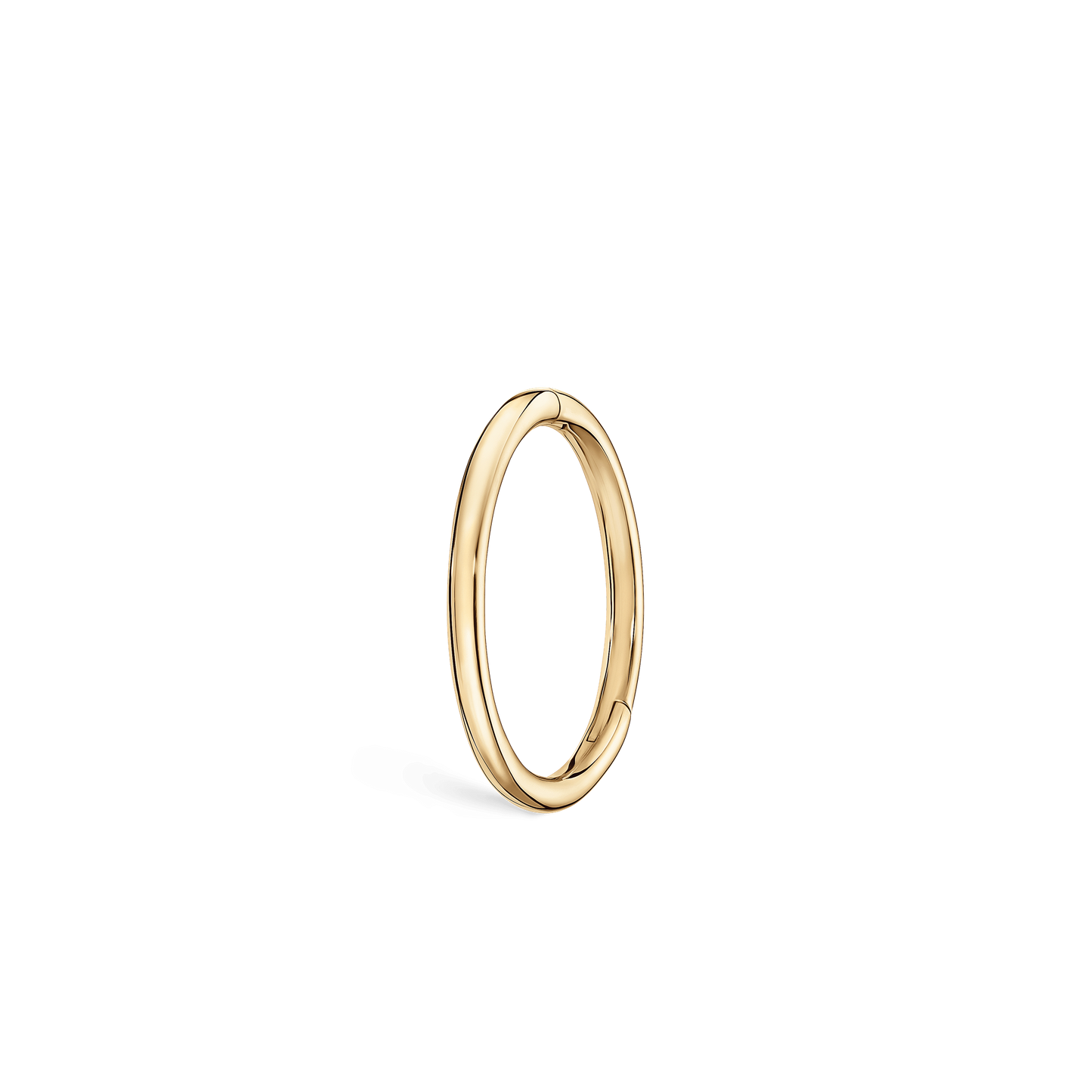 Plain Gold Hoop Earring