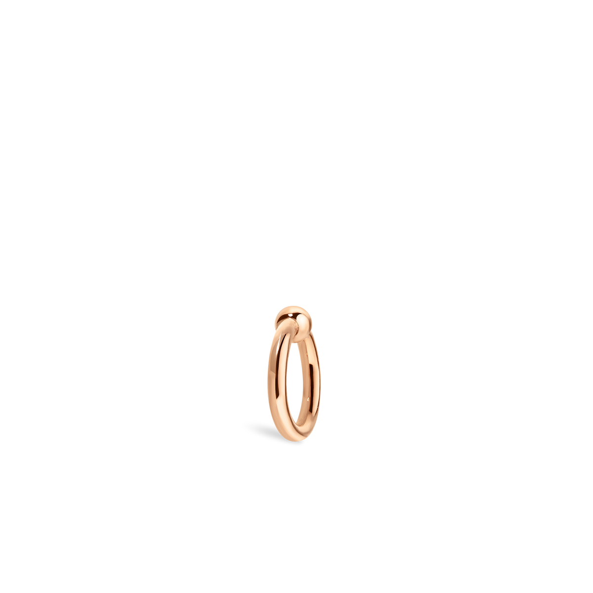 Fixed Gold Ball Ring