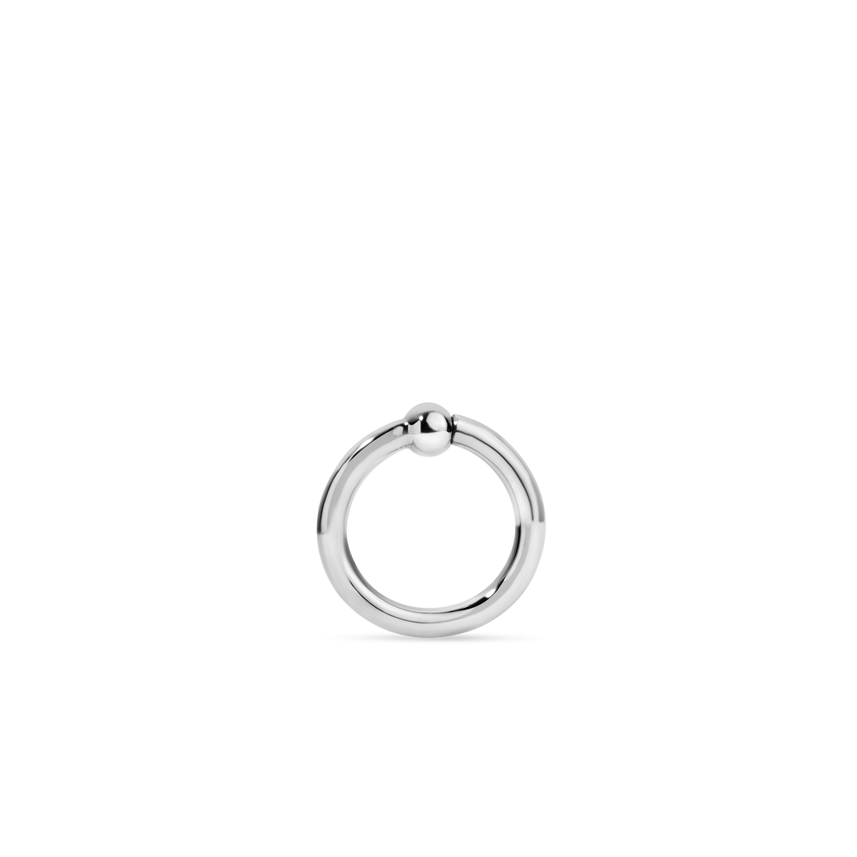 Fixed Gold Ball Ring