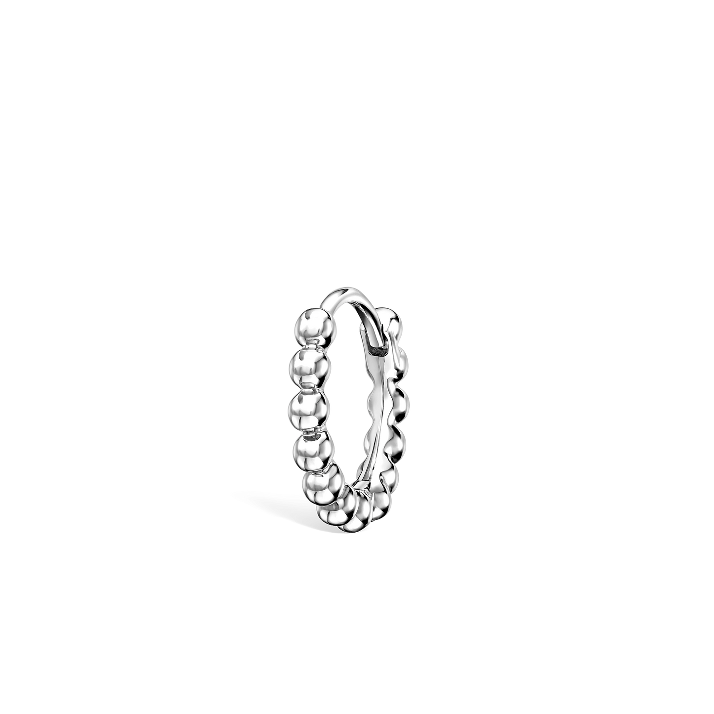 Granulated Hoop Earring