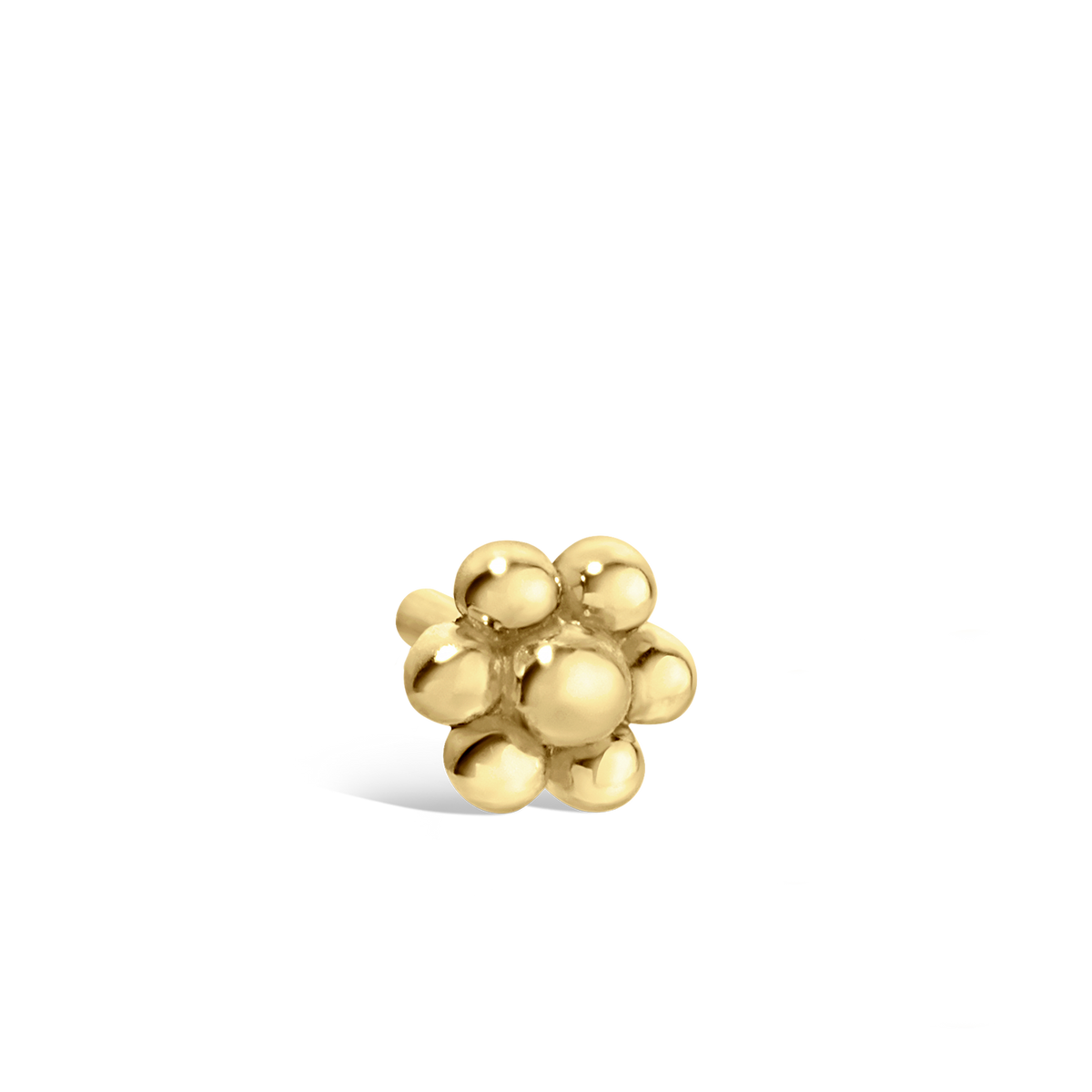 Ball Flower Tash Threaded Backing