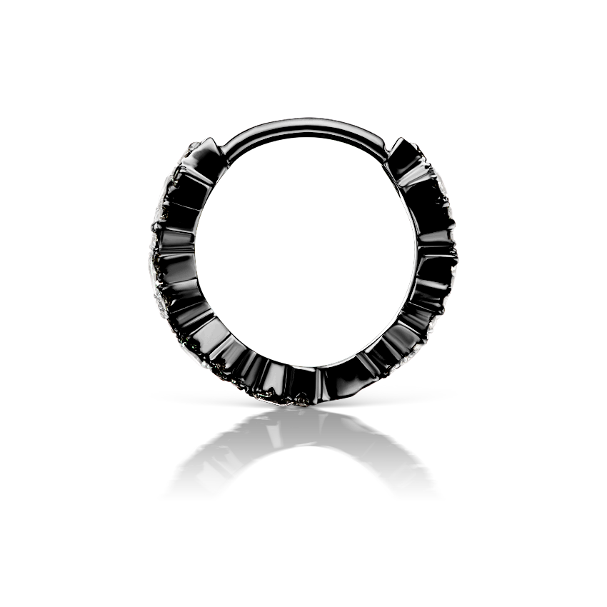 Diamond Constellation Eternity Hoop Earring