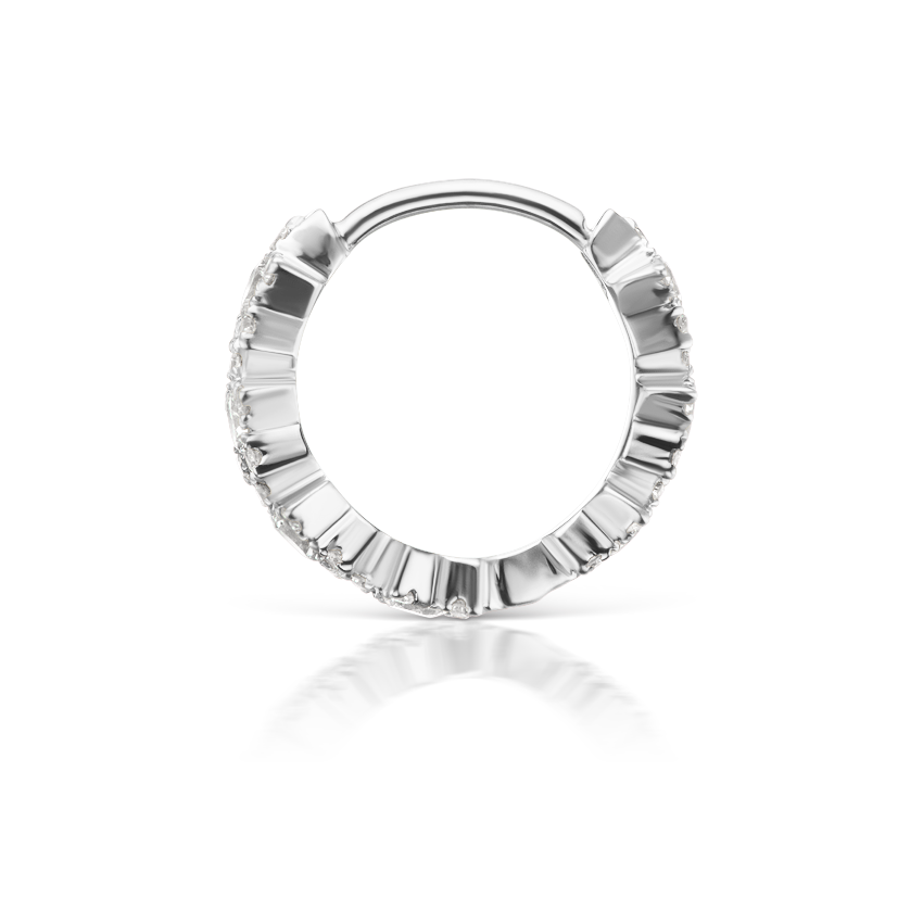 Diamond Constellation Eternity Hoop Earring