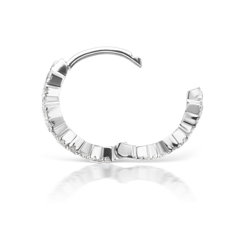 Diamond Constellation Eternity Hoop Earring