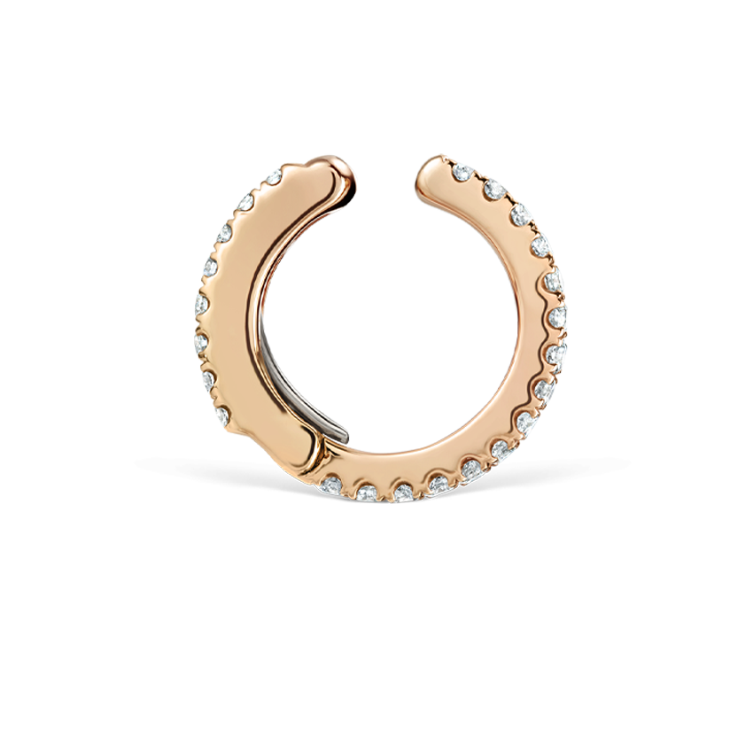 Diamond Eternity Tash Cuff Earring