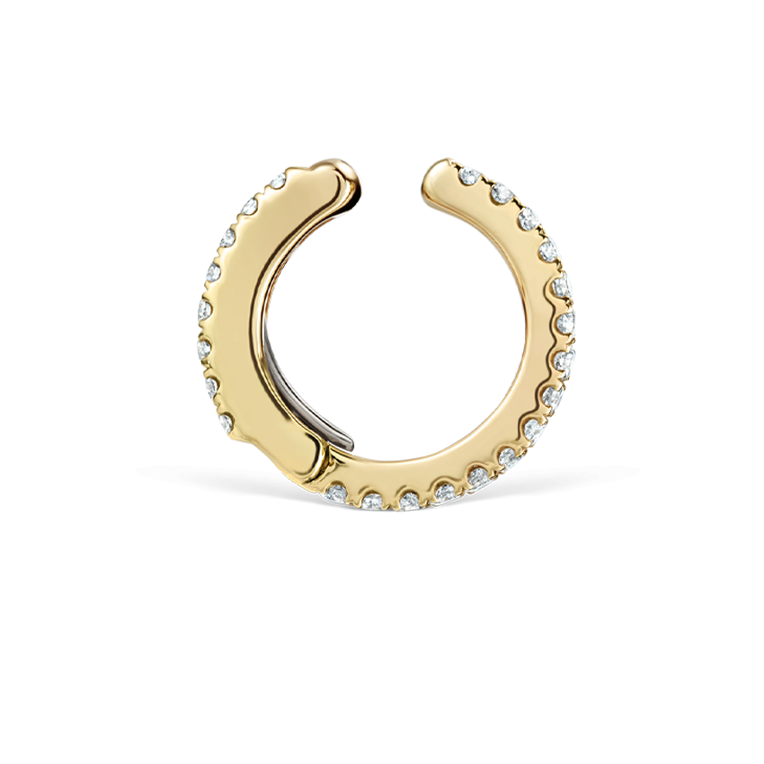 Diamond Eternity Tash Cuff Earring