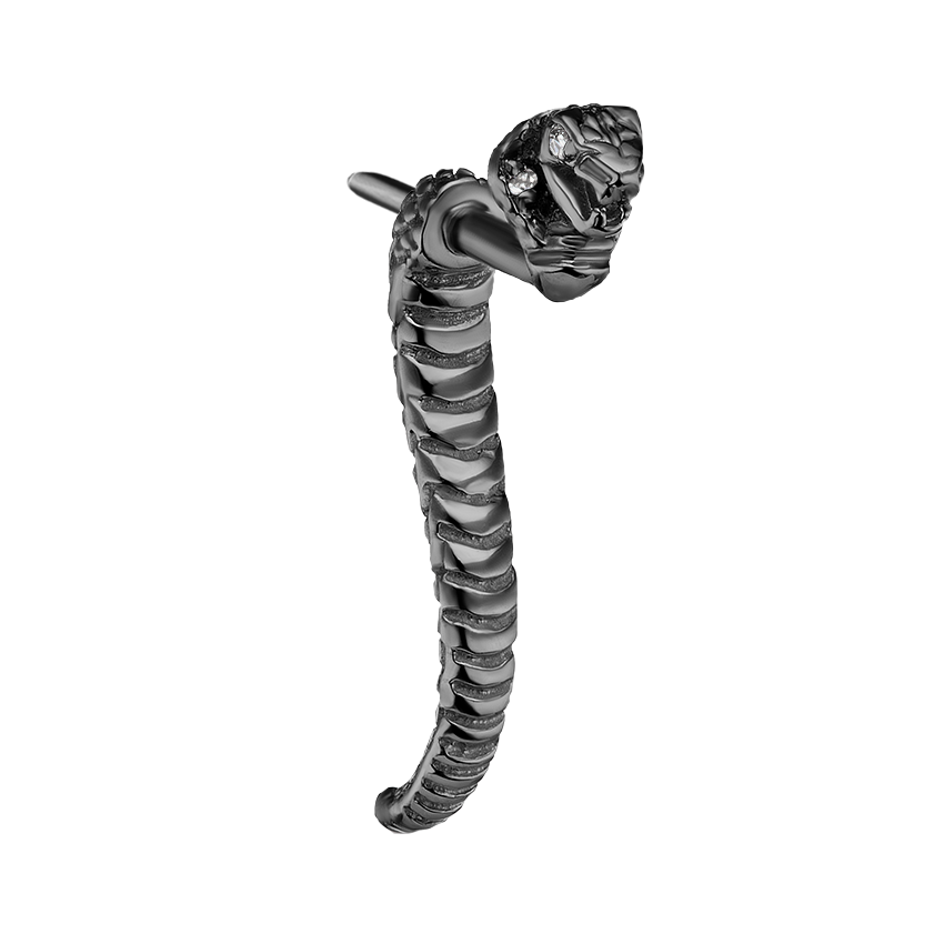 Diamond Eyes Diamond Hood Cobra Talon Traditional Earstud