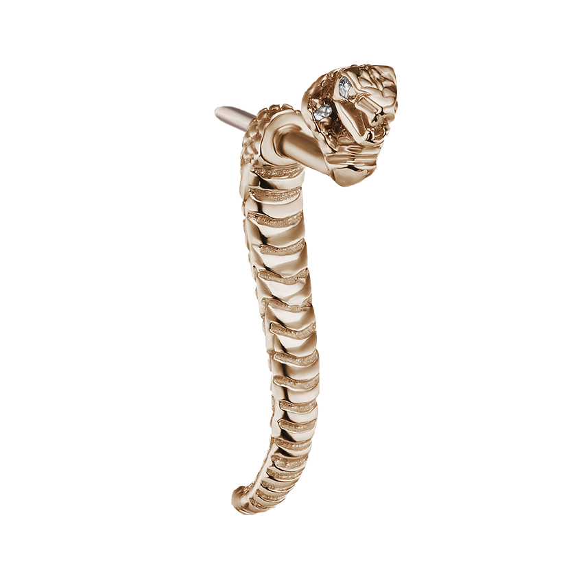 Diamond Eyes Diamond Hood Cobra Talon Traditional Earstud