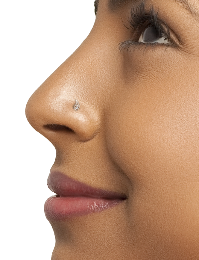 Diamond Paisley Nostril Screw