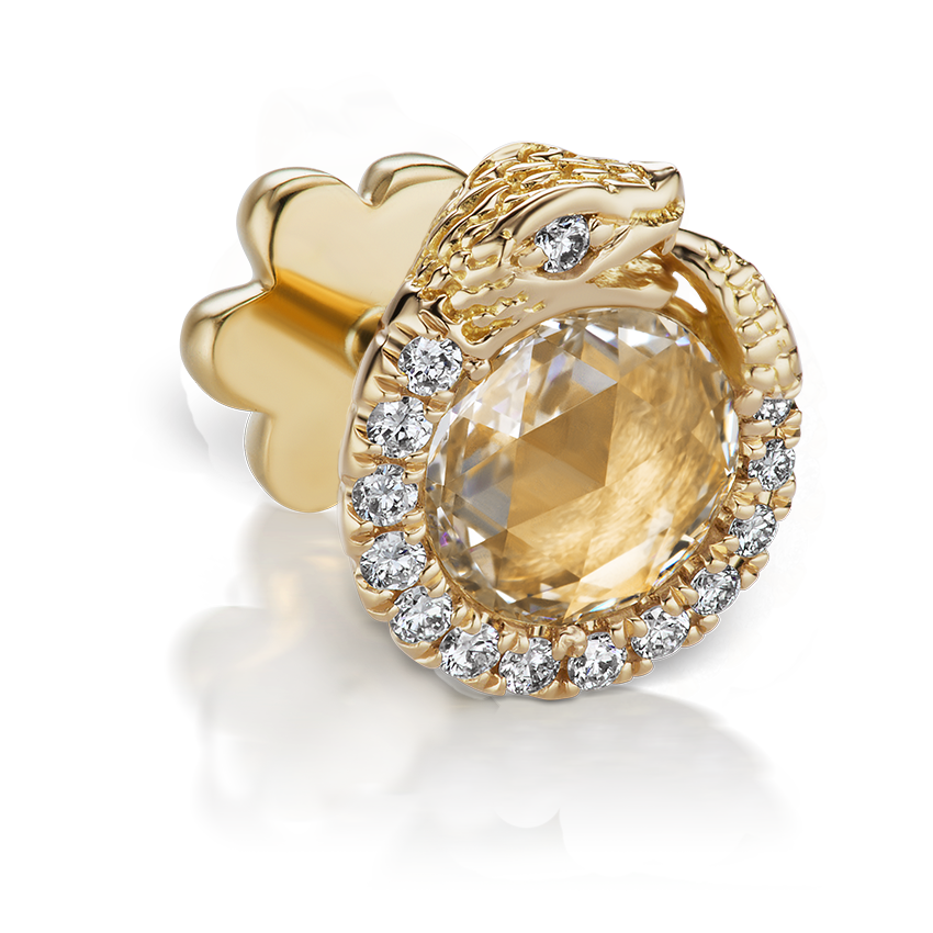 diamond-pav---ouroboros-threaded-stud-earring-yellow-gold-5mm-5mm-yellow-gold-xurpad-yg-w5-a