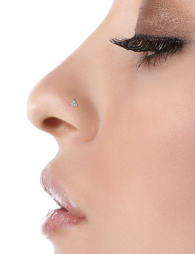 Diamond Trinity Nostril Screw
