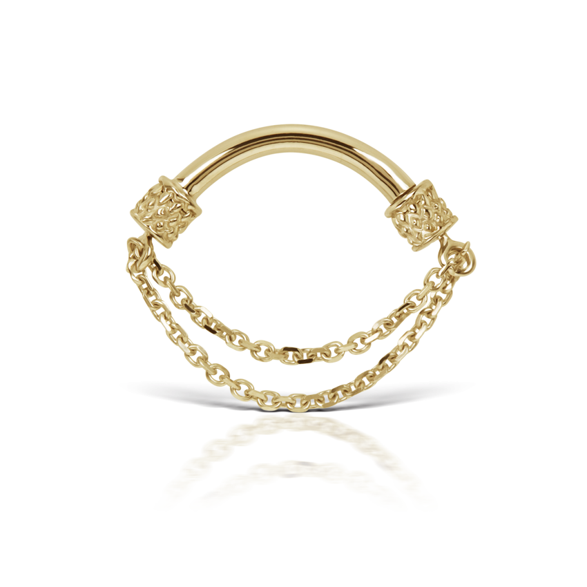 double-chain-septum-spinner-yellow-gold-6-5mm-14-gauge---1-6mm-6-5mm-yellow-gold-ss2c-yg-d65-g14-a